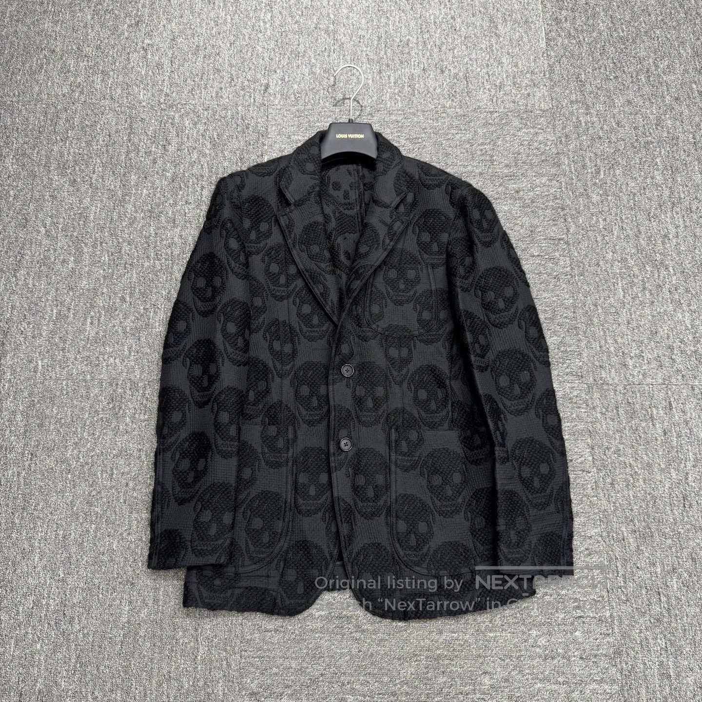 Alexander McQueen ALEXANDER MCQUEEN Skull-printed wool suit jacket| Size 44R - 1 Thumbnail