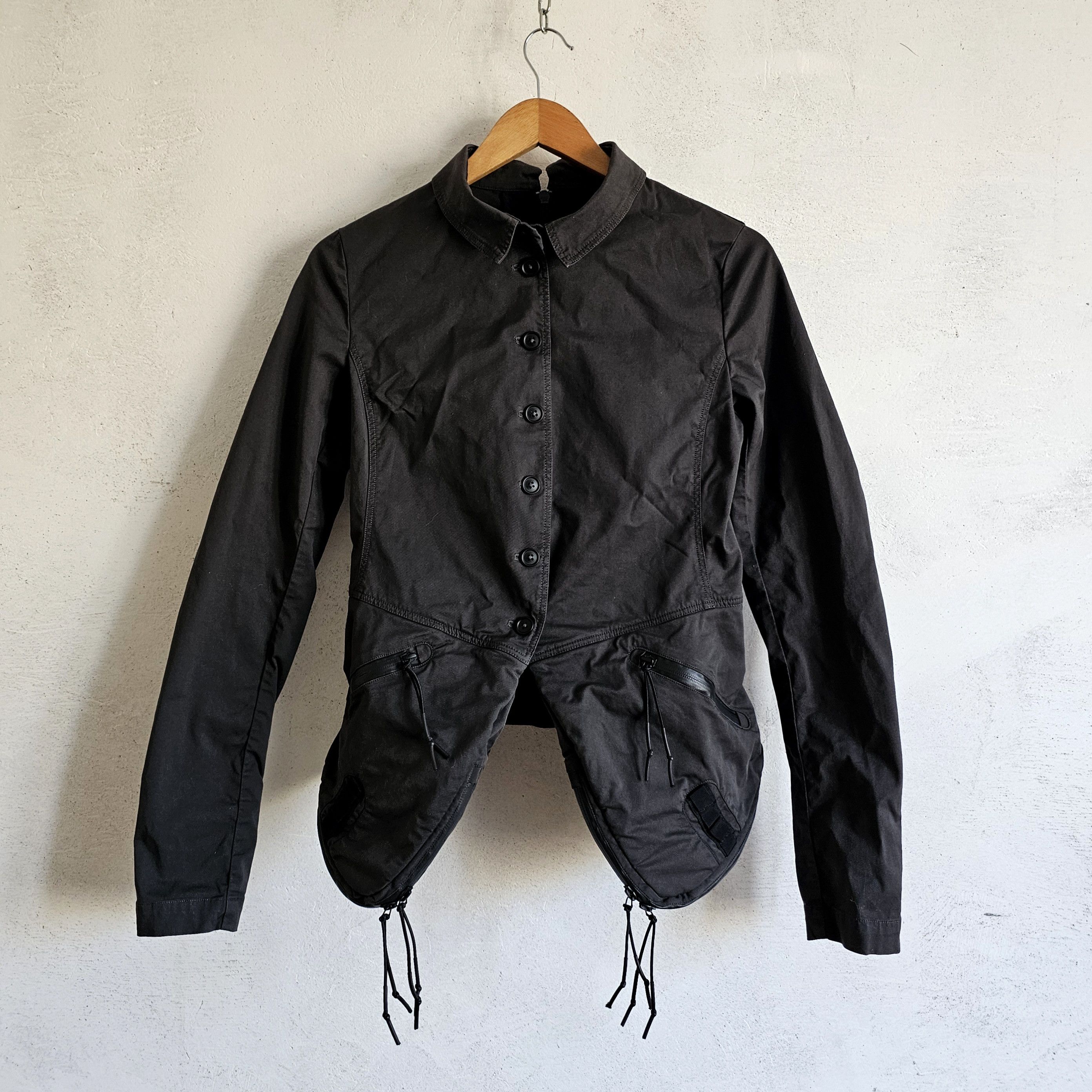 Rundholz Rundhulz black linen cardigan blazer jacket Size XS / US 0-2 / IT 36-38 - 1 Thumbnail
