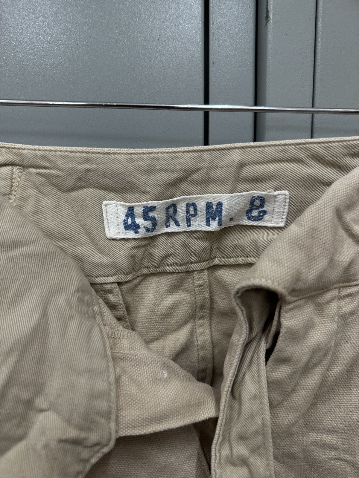 45rpm 45rpm Japan Heavy Cotton Unique Suspender Style Trousers Size US 30 / EU 46 - 4 Thumbnail