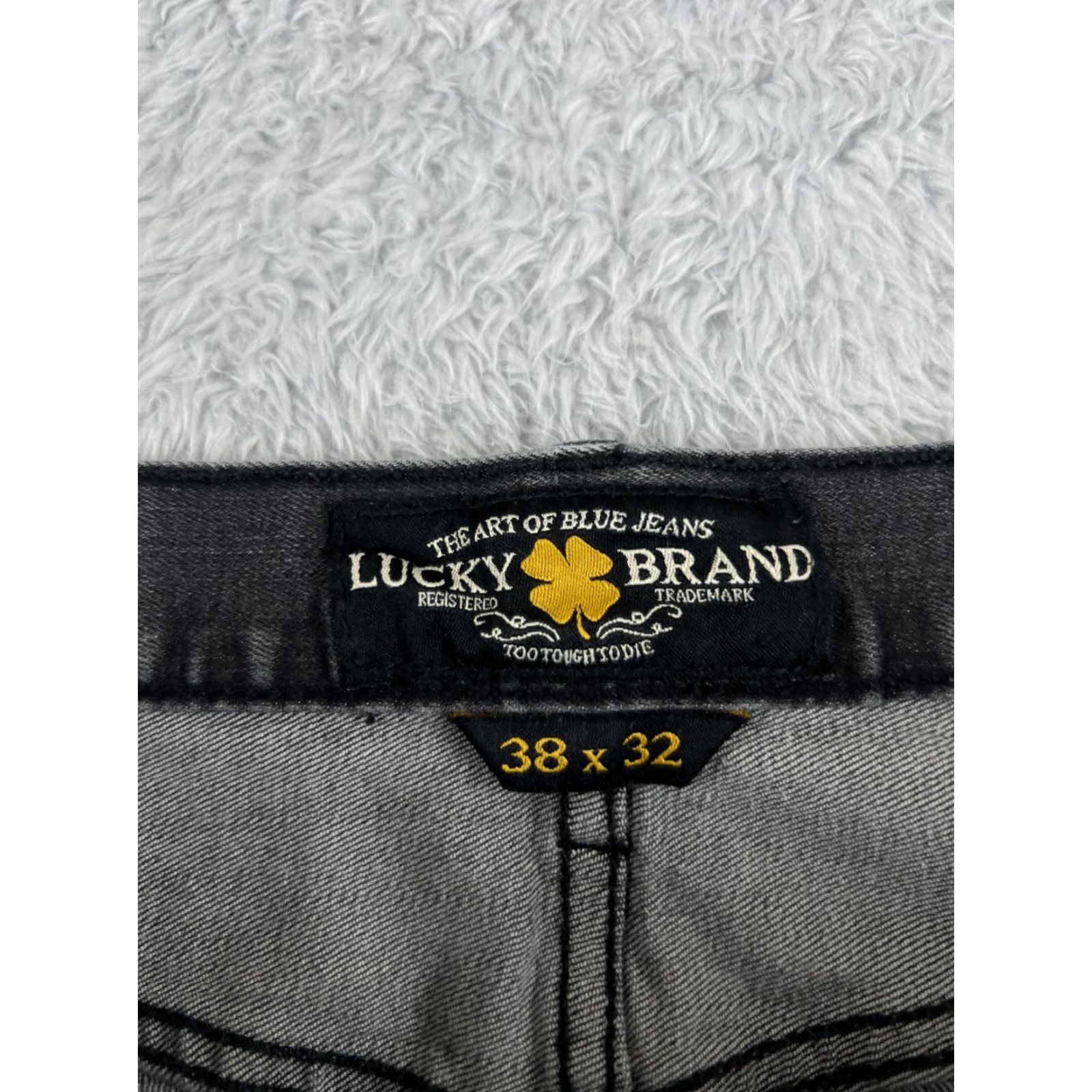 Lucky Brand Lucky Brand Jeans Mens 38 Black Denim 221 Original Straight 36x25 READ Size US 38 / EU 54 - 6 Thumbnail