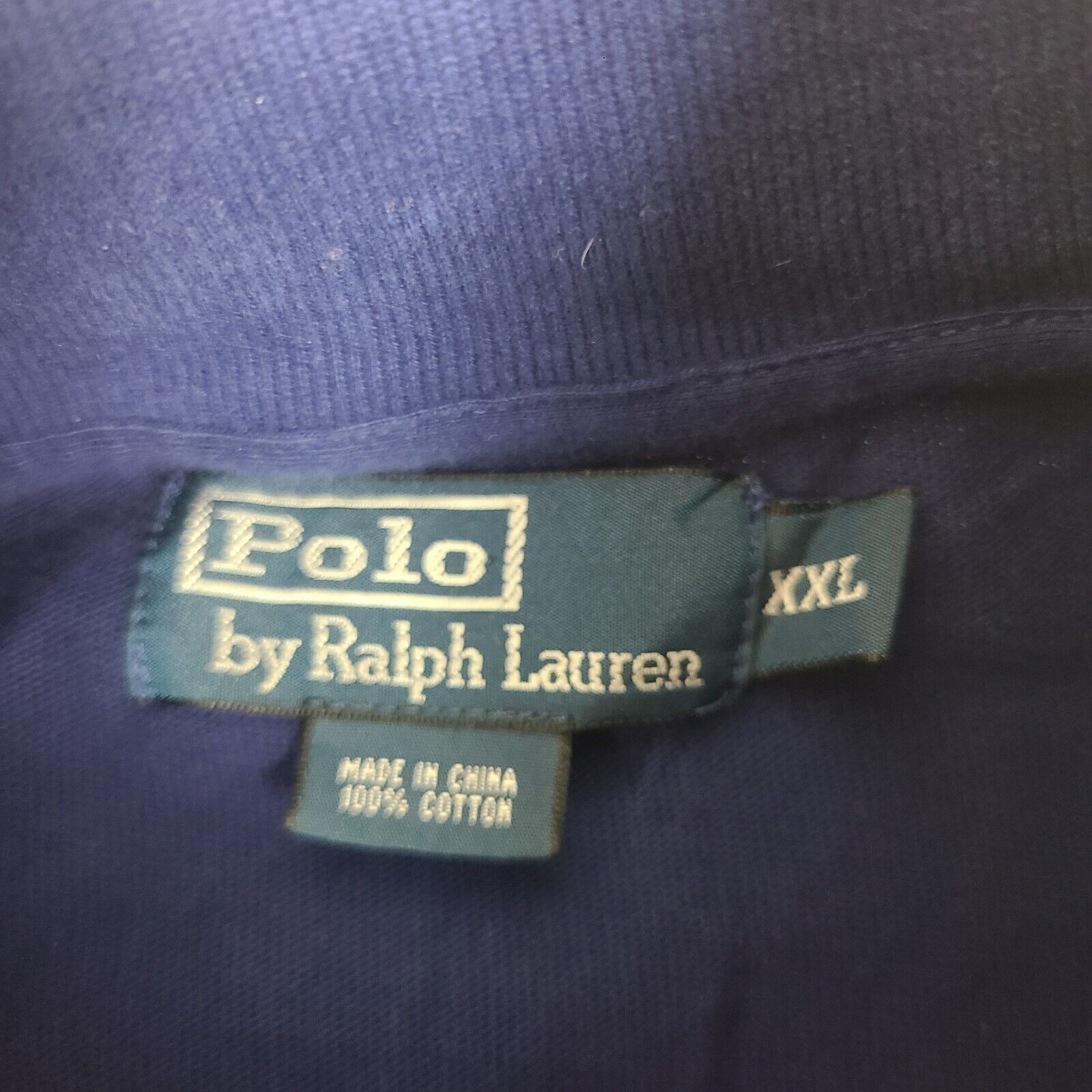 Polo Ralph Lauren Polo Ralph Lauren Sweater Mens 2XL Blue Quarter Zip Cotton M Size US XXL / EU 58 / 5 - 3 Thumbnail