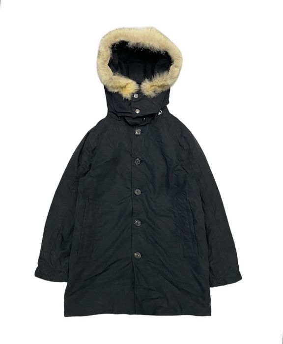 Moncler Vtg moncler vraie fourrure faux fur Grailed