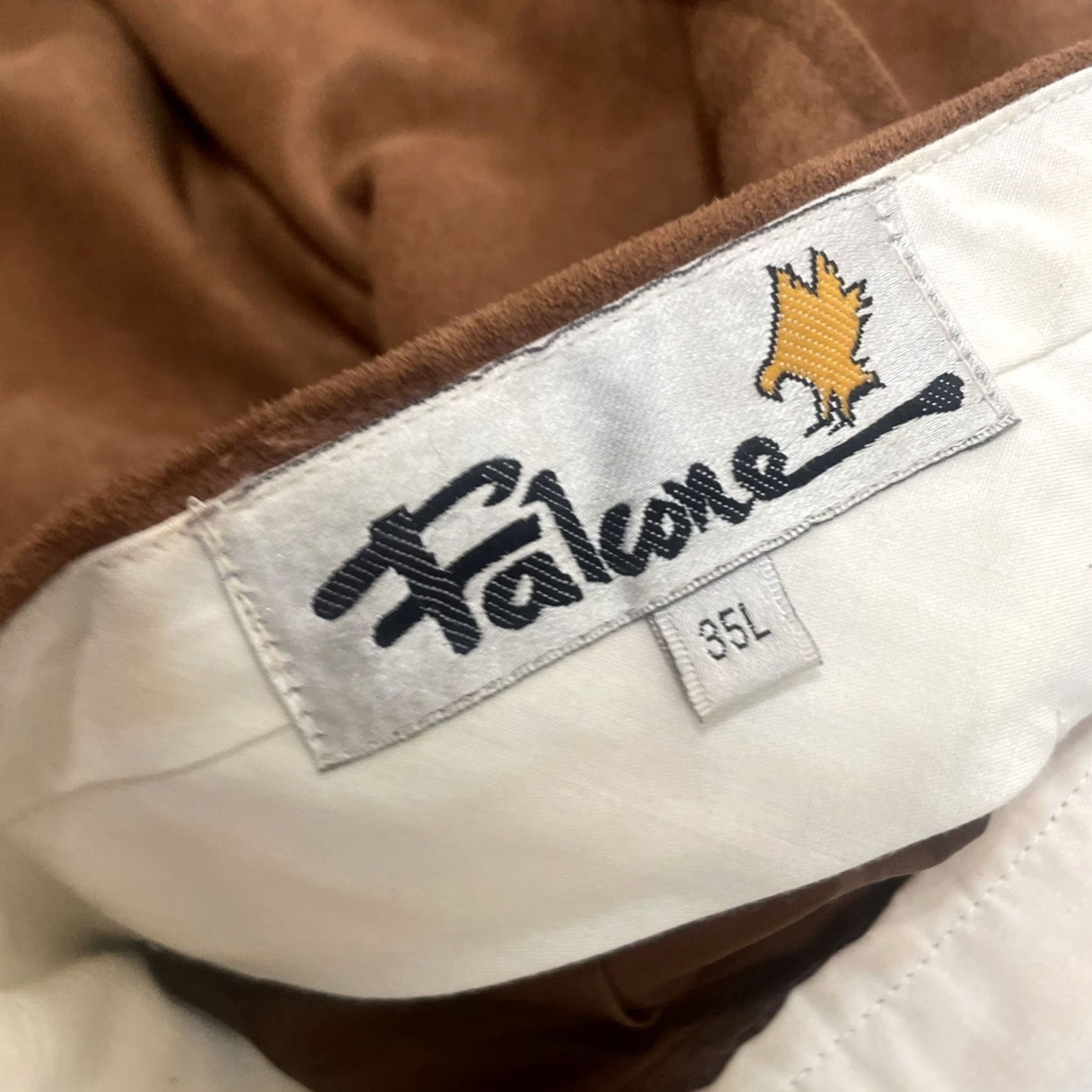 Vintage VINTAGE Falcone Polyester Pleated Pants Men 35L 36x32 Brown Retro Disco Pants Size US 35 - 5 Thumbnail