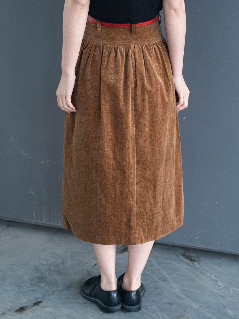 Kenzo KENZO Brown suede high waist skirt vintage Size 27" / US 4 / IT 40 - 7 Thumbnail