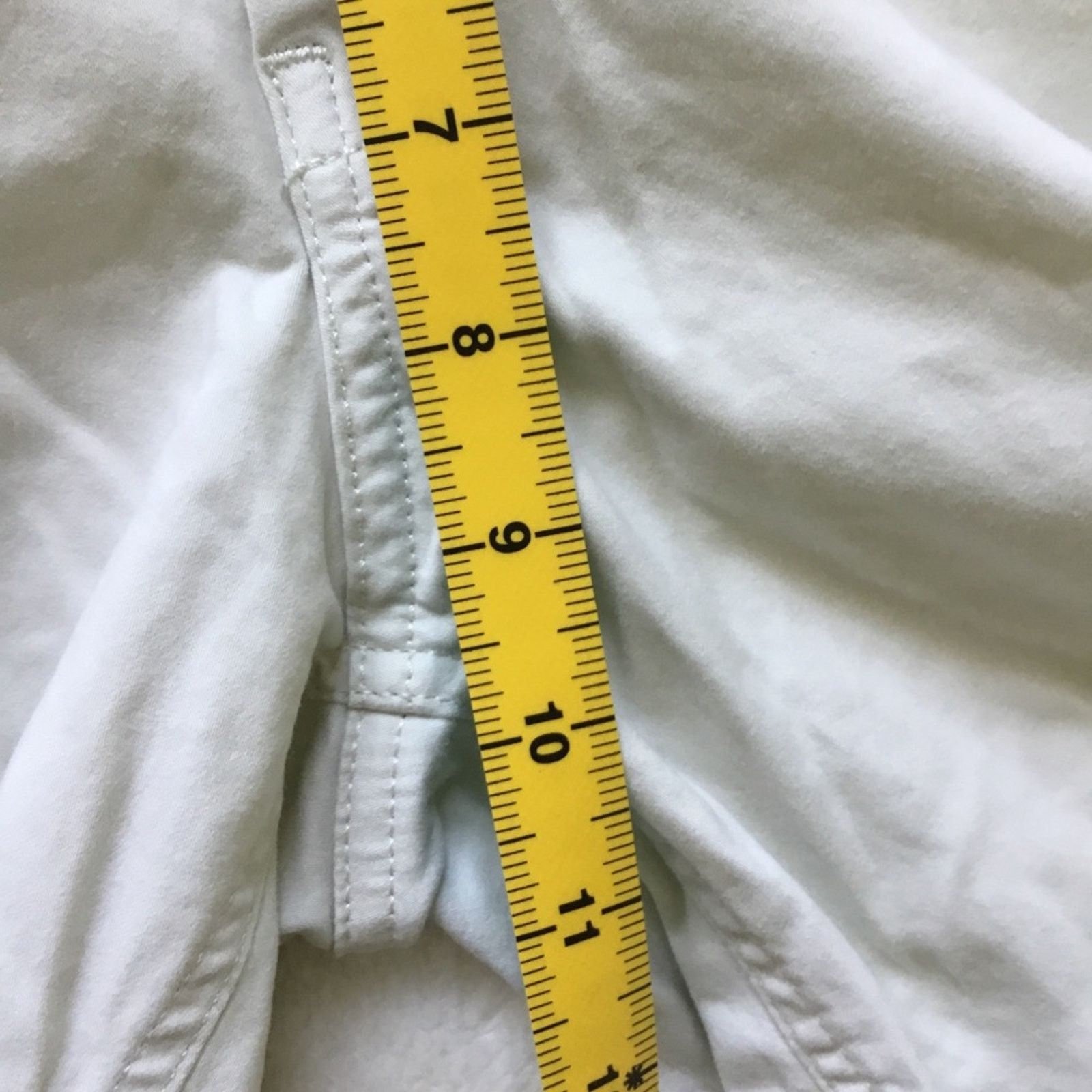 DKNY DKNY Men's White Flat Front Shorts Size US 28 / EU 44 - 8 Thumbnail