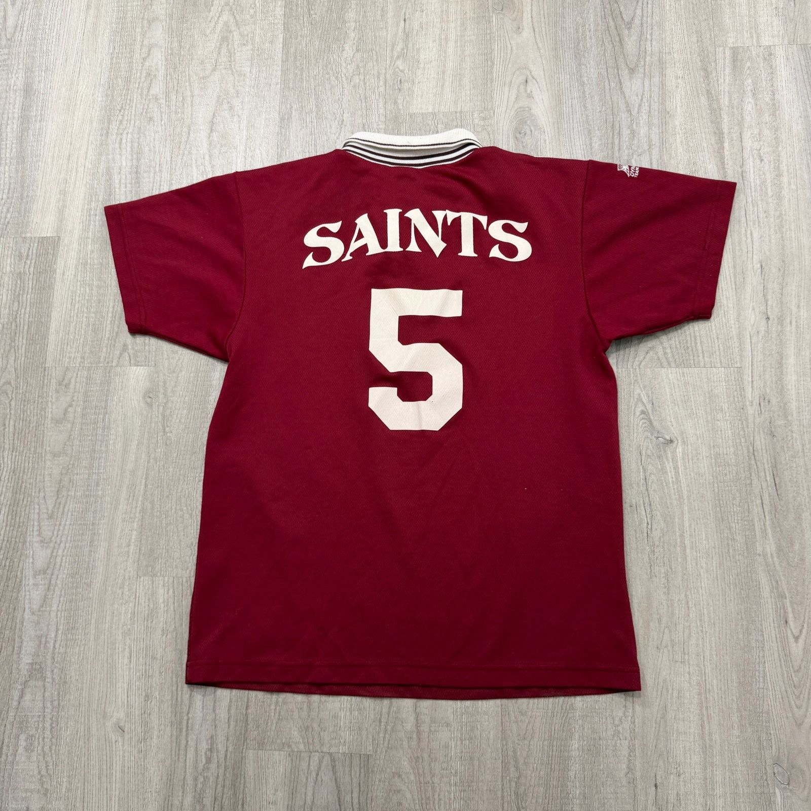 Vintage Vintage Dynamic Soccer Collared Jersey Medium Red White 90s Size US M / EU 48-50 / 2 - 6 Thumbnail