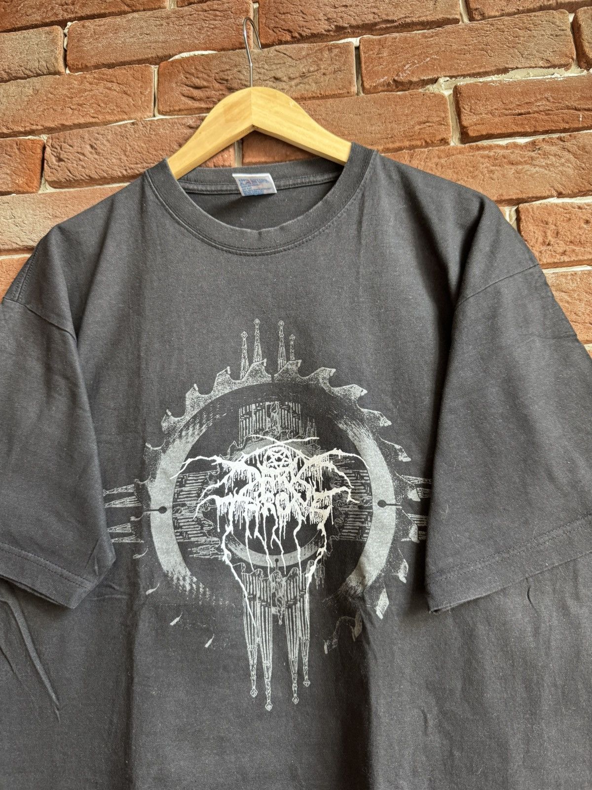 Band Tees Rare 00s DARKTHRONE Hate Them Vintage Band Metal T-Shirt Size US XL / EU 56 / 4 - 3 Thumbnail