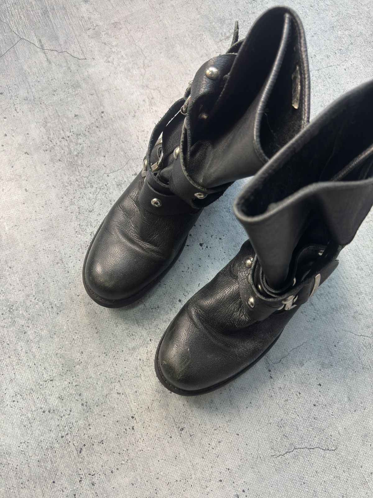 A.S.98 Rare guidi style Black Leather Boots avant garde 90s Style Size US 6.5 / EU 39-40 - 10 Thumbnail