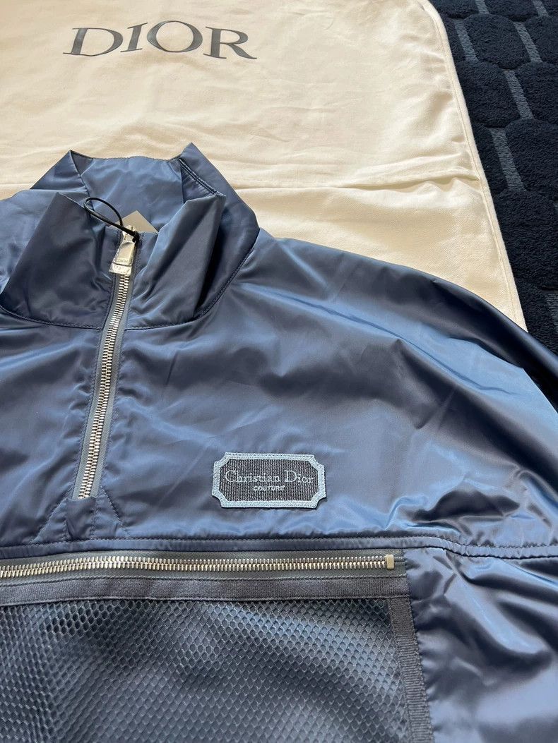 Dior Dior Dior Deep Blue Nylon Jacket with Logo-2507 Size US L / EU 52-54 / 3 - 3 Thumbnail