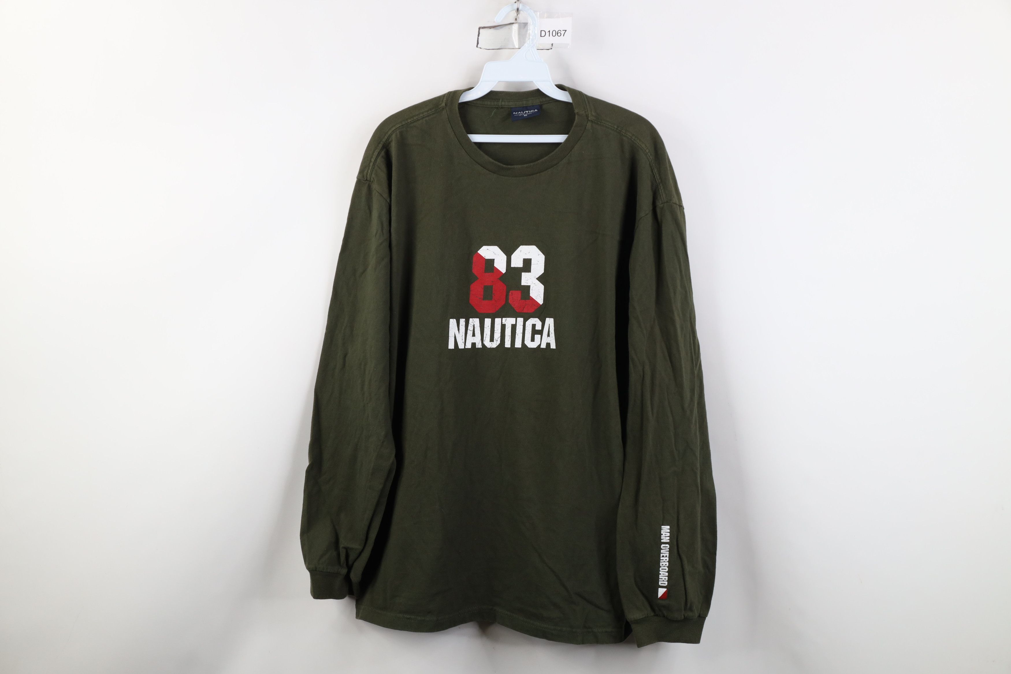 Nautica Vintage 90s Nautica Sailing Overboard Long Sleeve T-Shirt Size US XL / EU 56 / 4 - 1 Thumbnail