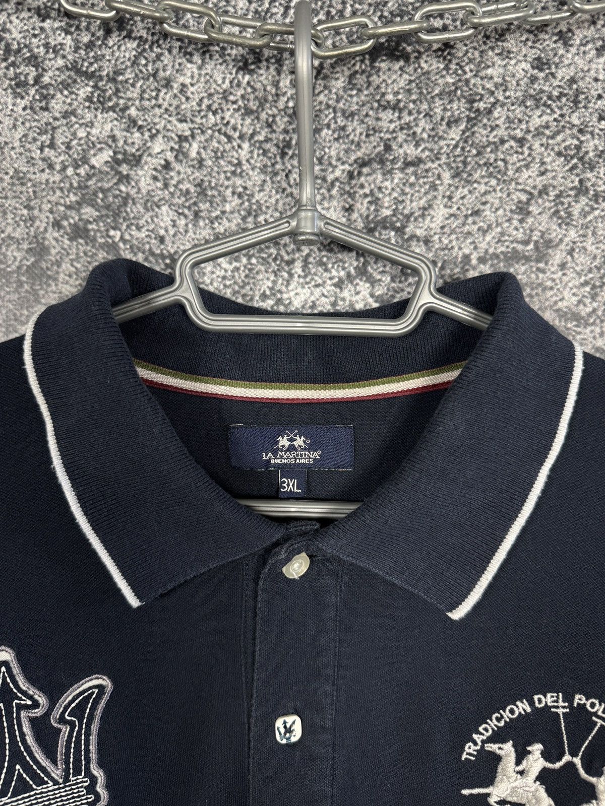 La Martina Rare La Martina Maserati Long Sleeve Polo Shirt Racing 3XL Size US XXL / EU 58 / 5 - 9 Thumbnail