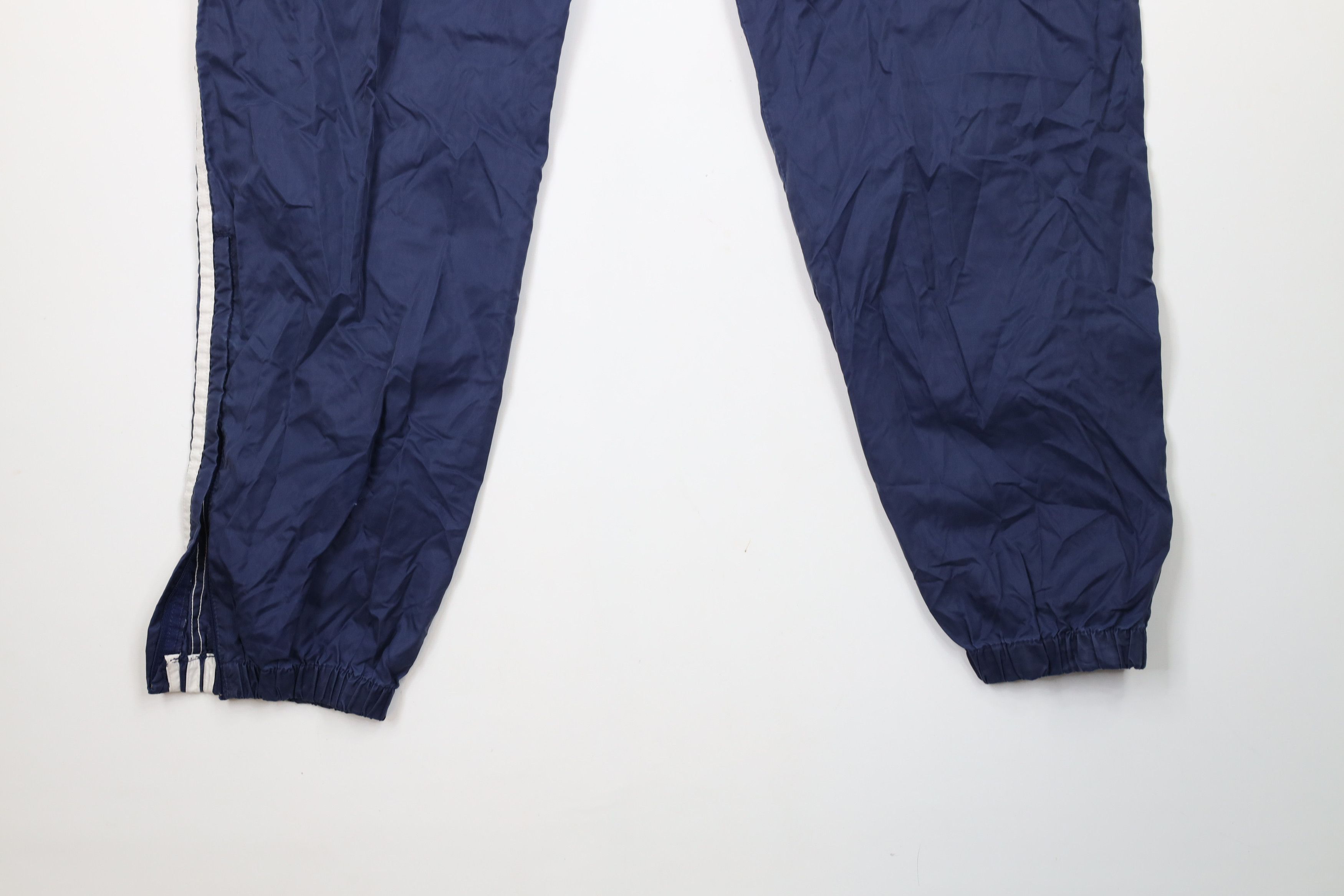 Adidas × Vintage Vintage 90s Adidas Spell Striped Cuffed Joggers Pants Nylon Size US 36 / EU 52 - 15 Thumbnail