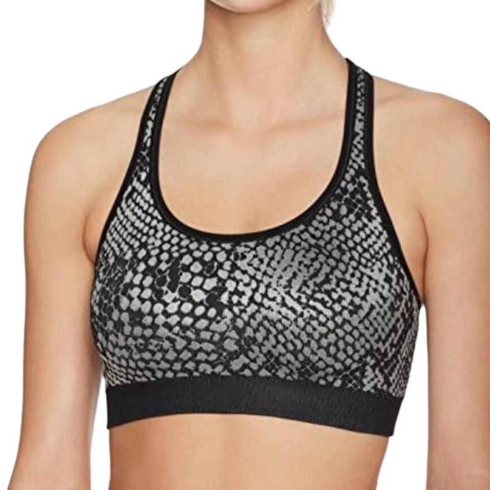 Spiritual Gangster Spiritual Gangster Snakeskin Print Racerback Sports Bra XS/S Size S / US 4 / IT 40 - 1 Thumbnail