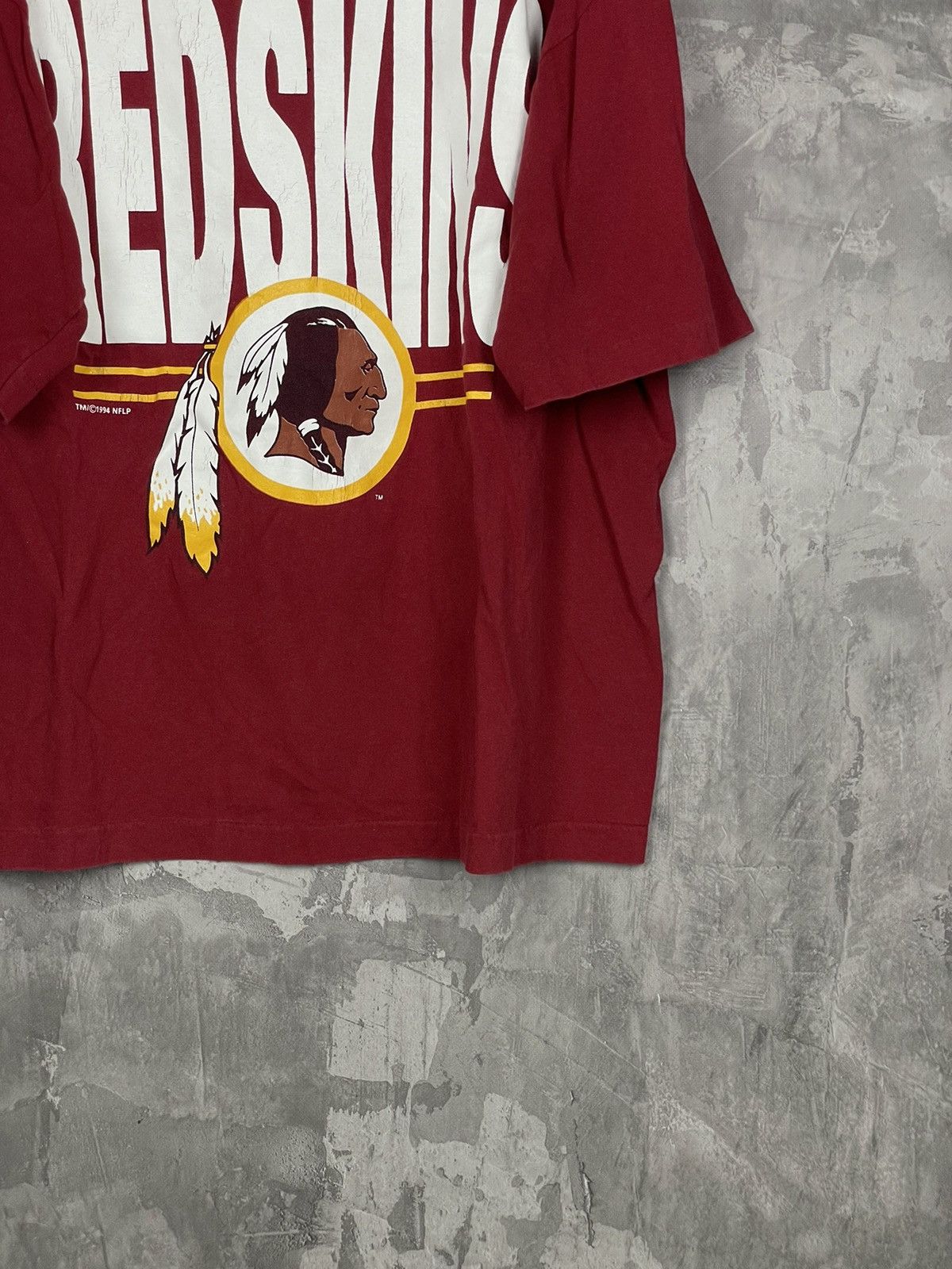 NFL × Vintage VINTAGE 1990s WASHINGTON REDSKINS NFL FOOTBALL T SHIRT Size US XL / EU 56 / 4 - 6 Thumbnail