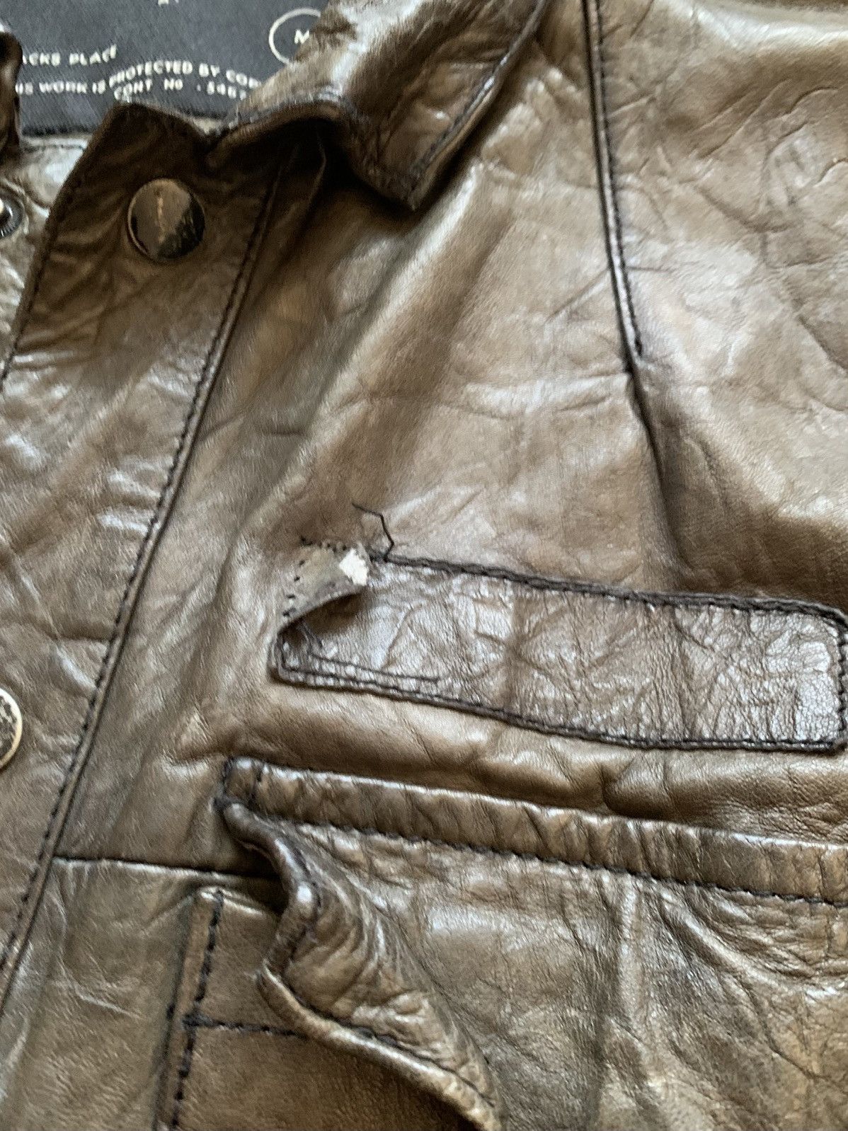Allsaints 🔥ALLSAINTS AVANT GARDE OPIUM LEATHER JACKET Size US M / EU 48-50 / 2 - 11 Thumbnail