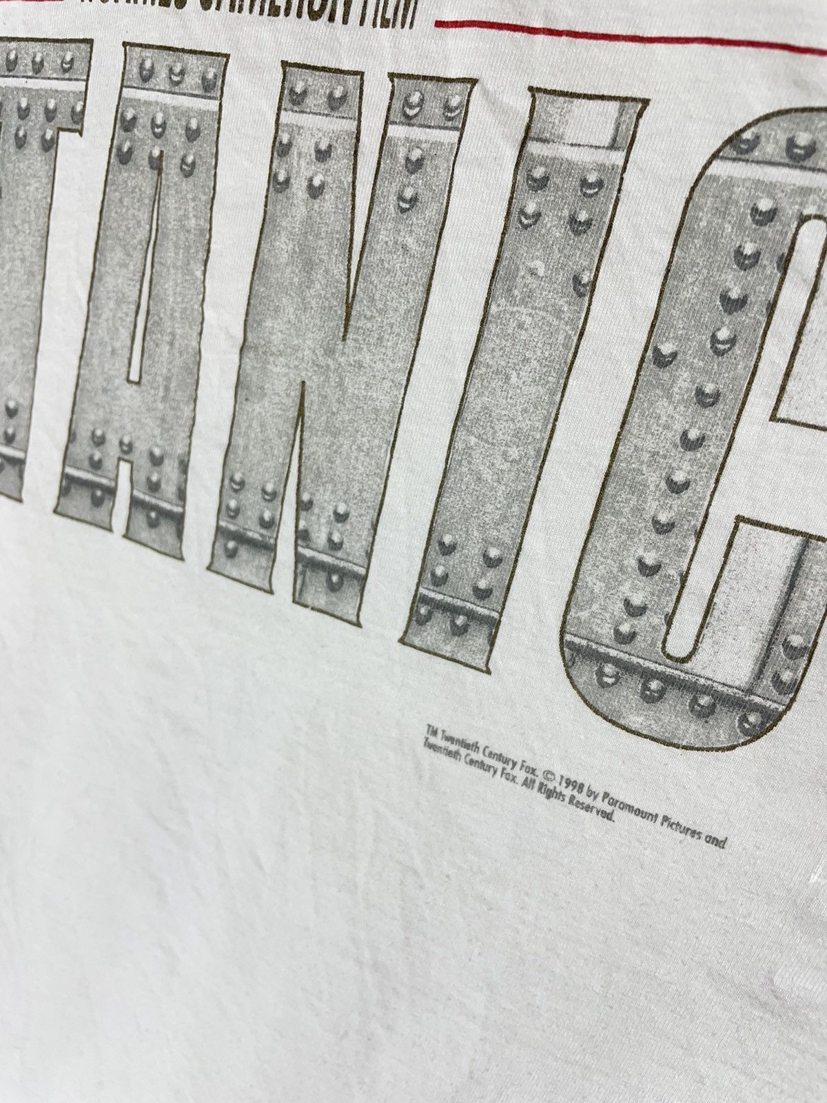 Vintage Titanic 1998 vintage movie streetwear T shirt Size US XL / EU 56 / 4 - 5 Thumbnail