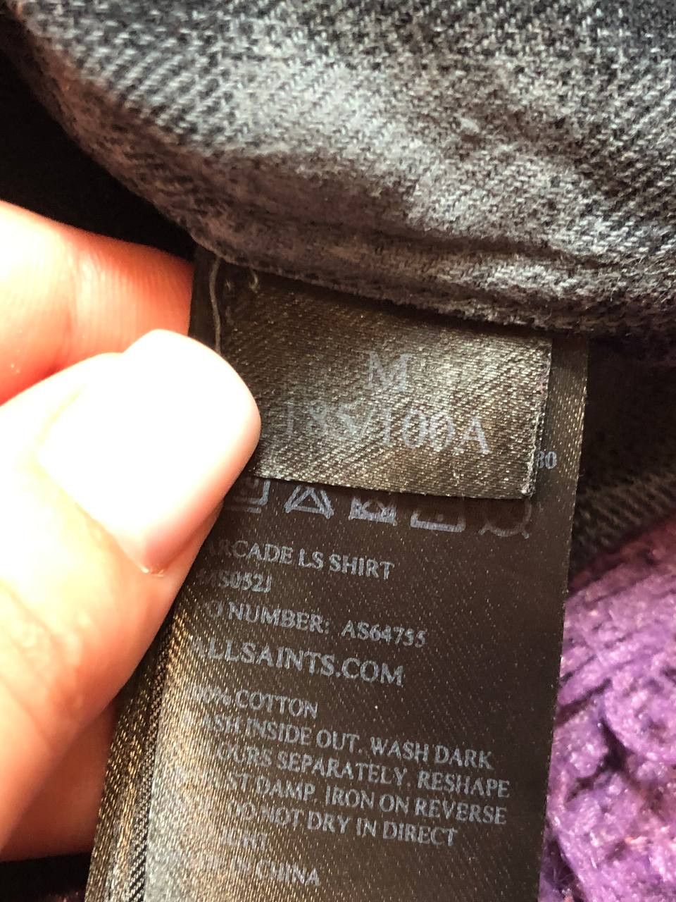 Allsaints VINTAGE Shirt Print Allsaints Y2K Streetwear Size US M / EU 48-50 / 2 - 12 Thumbnail