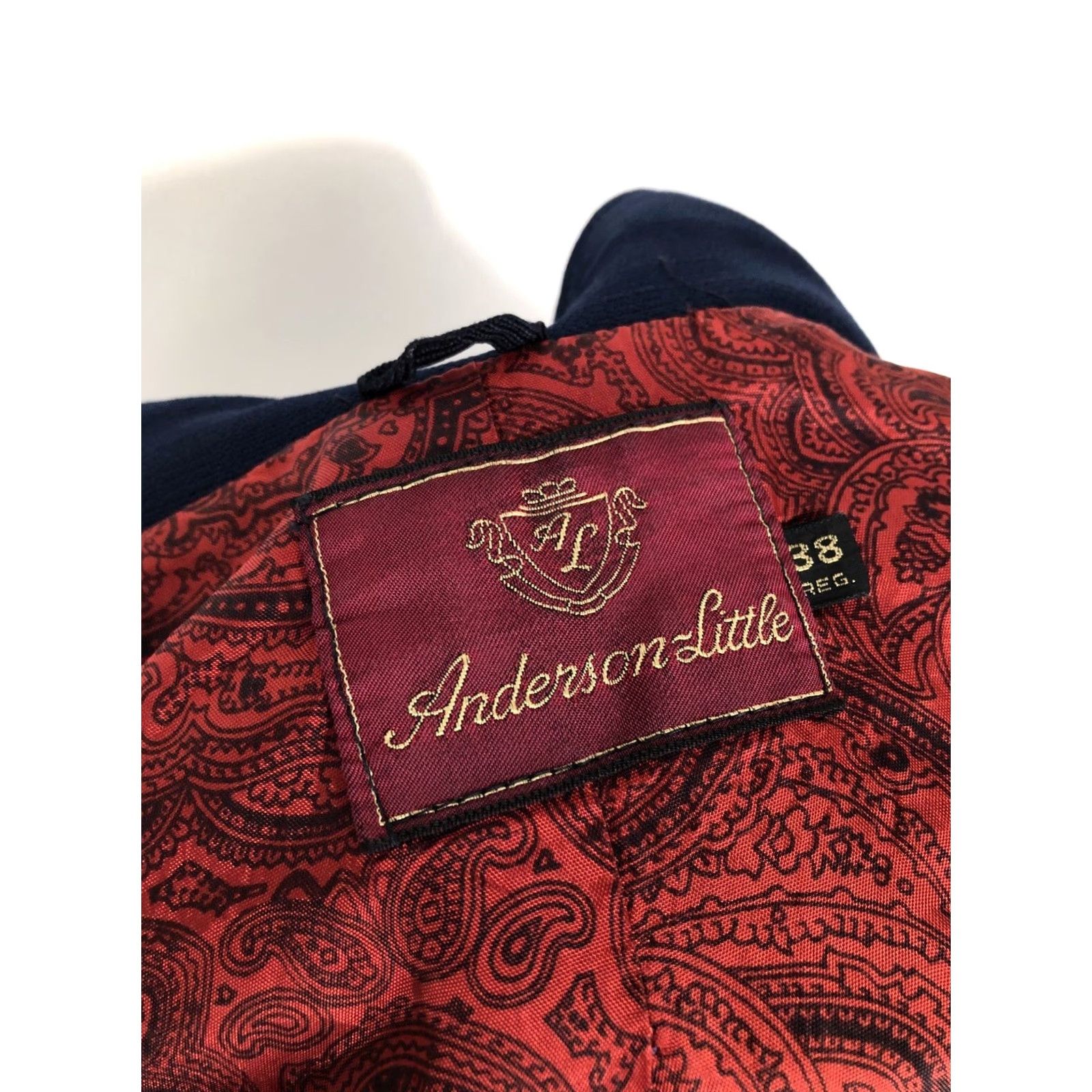 Vintage VINTAGE Awesome ANDERSON LITTLE 1960s Blazer Jacket Disco Leisure 38R Blue Polyester EXC Size 38R - 6 Thumbnail