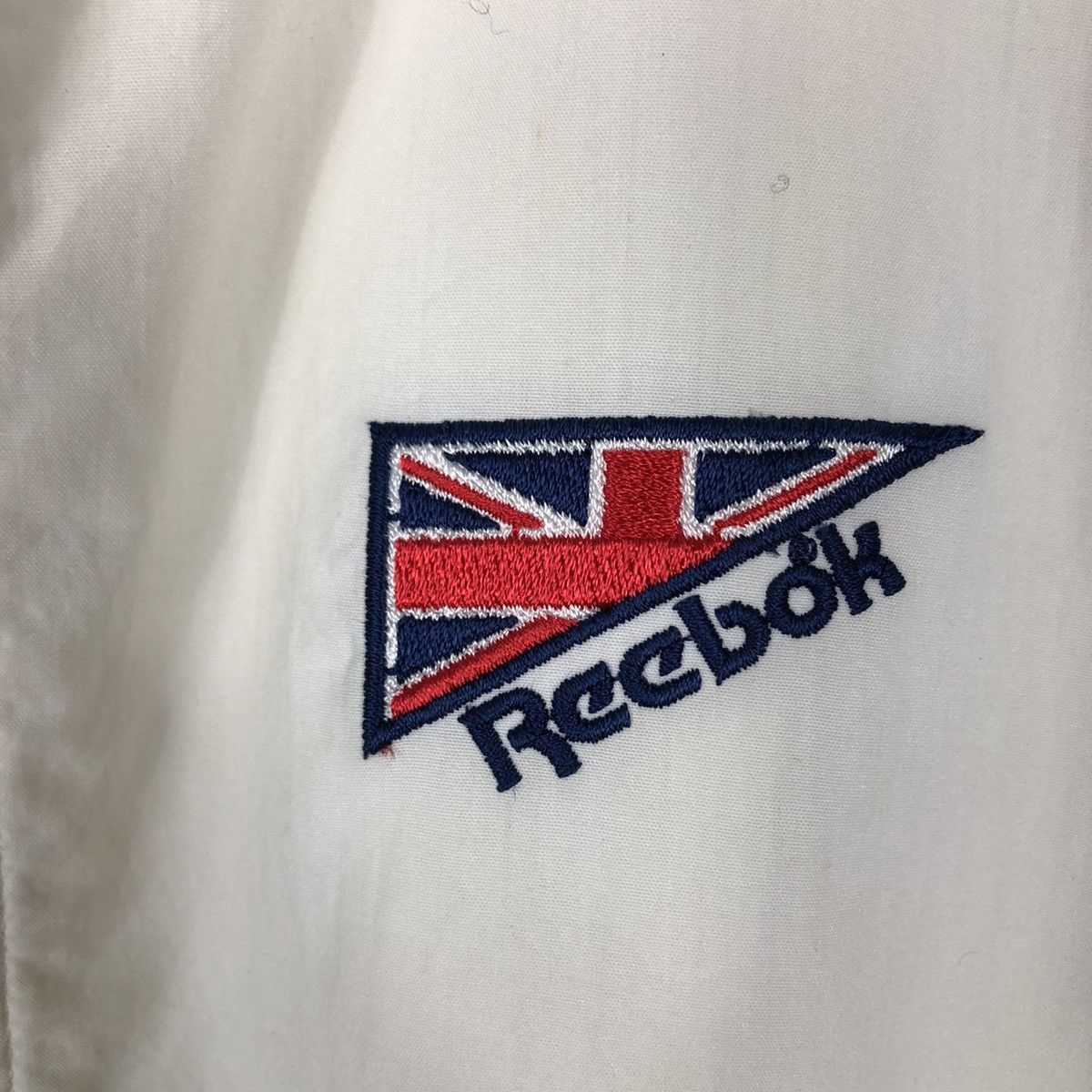 Japanese Brand 🔥VINTAGE BOMBER JACKET REEBOK JAPAN UK FLAG BIG LOGO Size US S / EU 44-46 / 1 - 18 Thumbnail