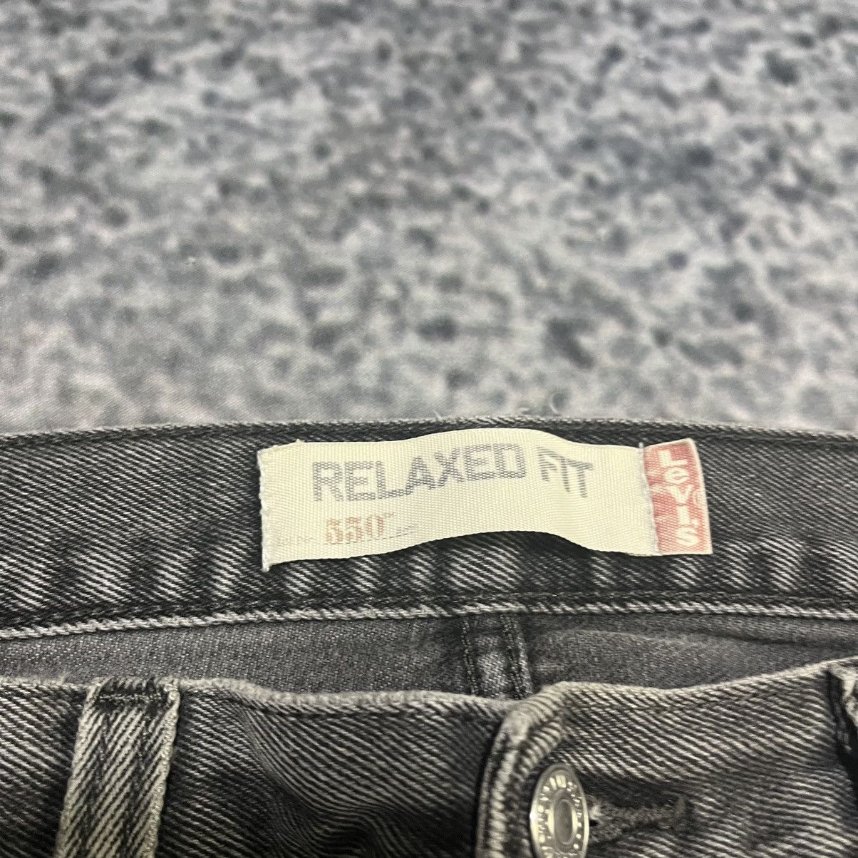 Levi's VINTAGE LEVI'S 550 BLACK FADED BAGGY RELAXED FIT JEANS 34x30 Size US 34 / EU 50 - 6 Thumbnail