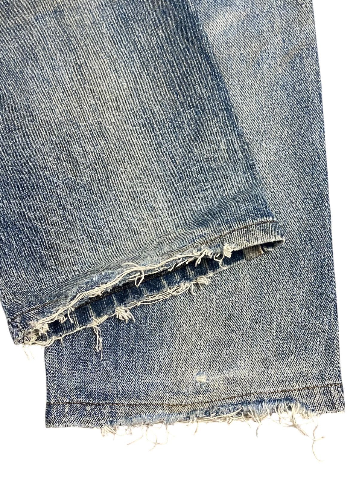 Vintage Vintage Bobson Japan Blue Wash Distressed Loose Jeans Size US 29 - 18 Thumbnail