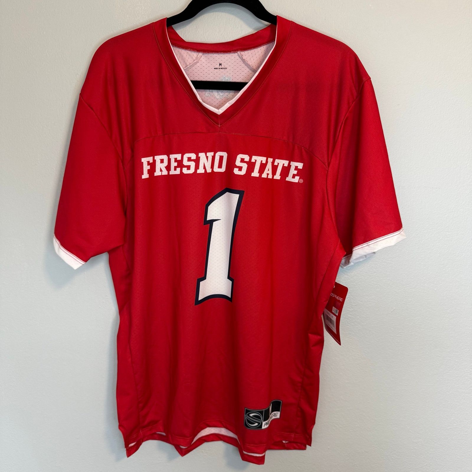 NCAA Fresno State Bulldogs NCAA Prosphere Jersey Men’s Size M NWT Size US M / EU 48-50 / 2 - 1 Thumbnail