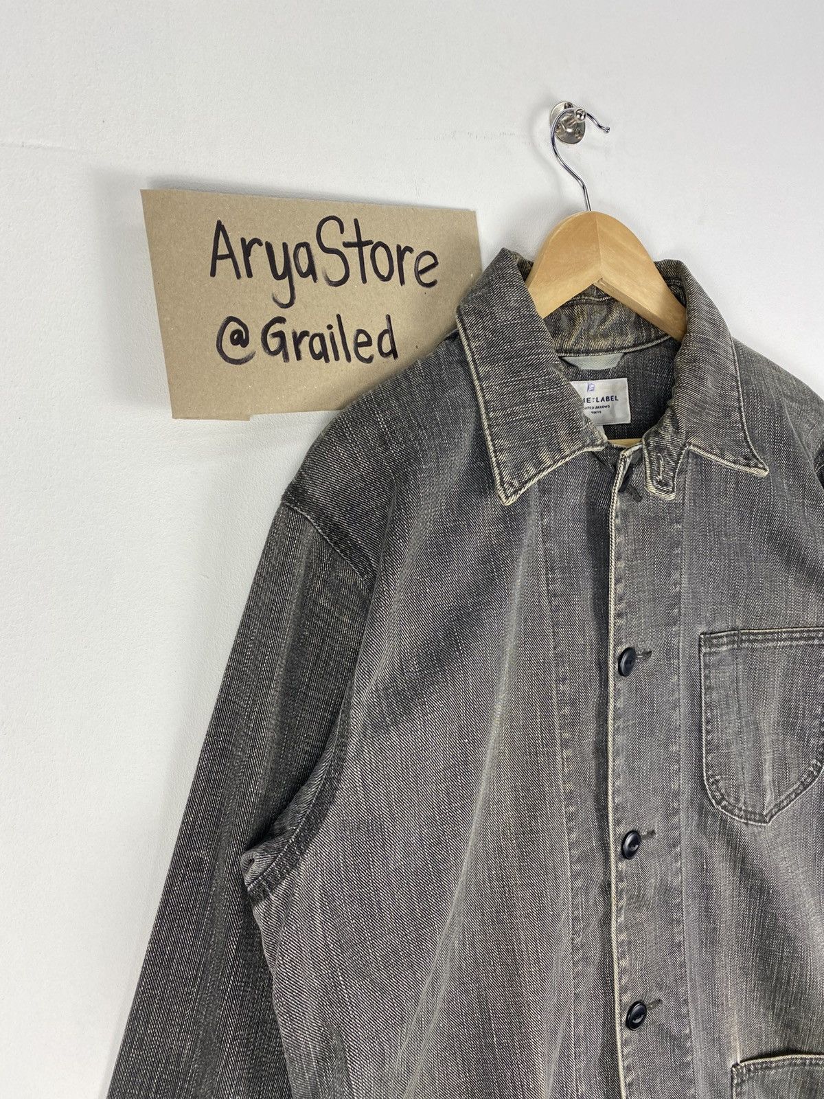 United Arrows Vintage Y2K Denim Chore Jacket Workwear Style Button Up Size US L / EU 52-54 / 3 - 2 Thumbnail
