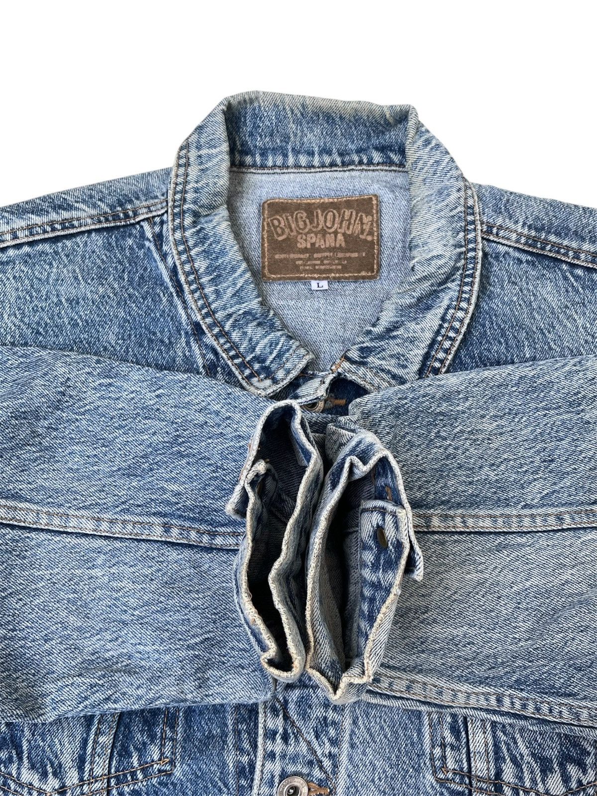 Japanese Brand Vintage Big John acid wash denim jacket Size US S / EU 44-46 / 1 - 10 Thumbnail