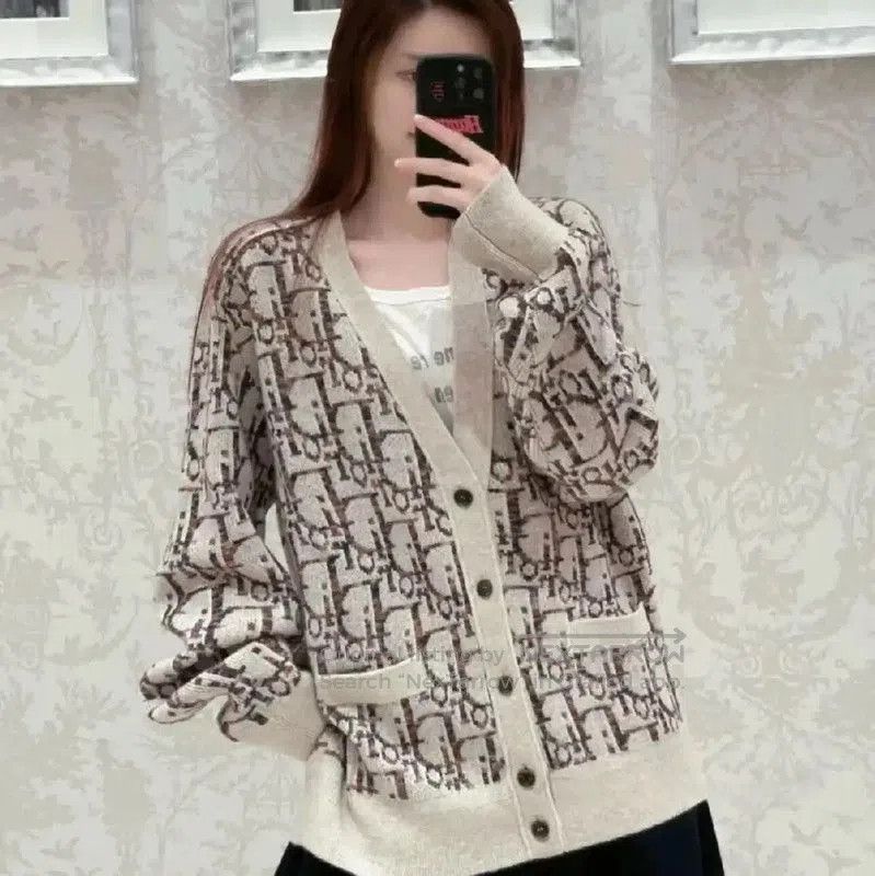 Dior Dior Colorblock Wool Cardigan for Women . Size M / US 6-8 / IT 42-44 - 7 Thumbnail