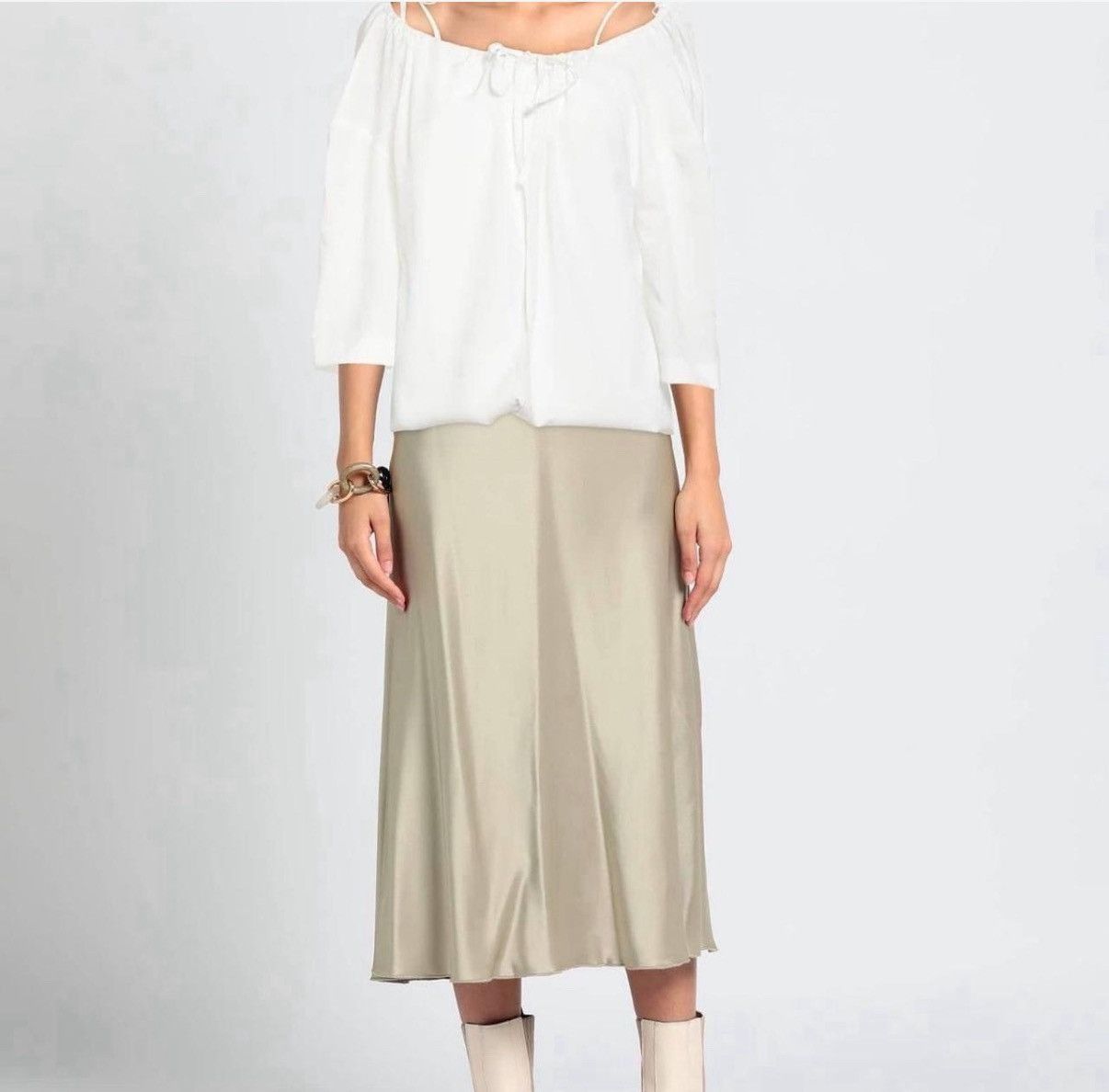 Dries Van Noten Dries Van Noten white layered top with laces Size S / US 4 / IT 40 - 2 Thumbnail