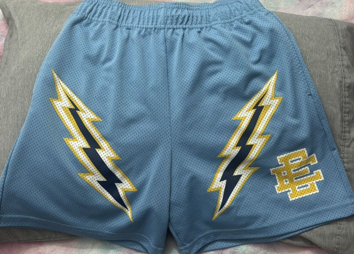 Eric Emanuel Eric Emanuel Thunder Bolts Blue Shorts Size US 34 / EU 50 - 1 Thumbnail