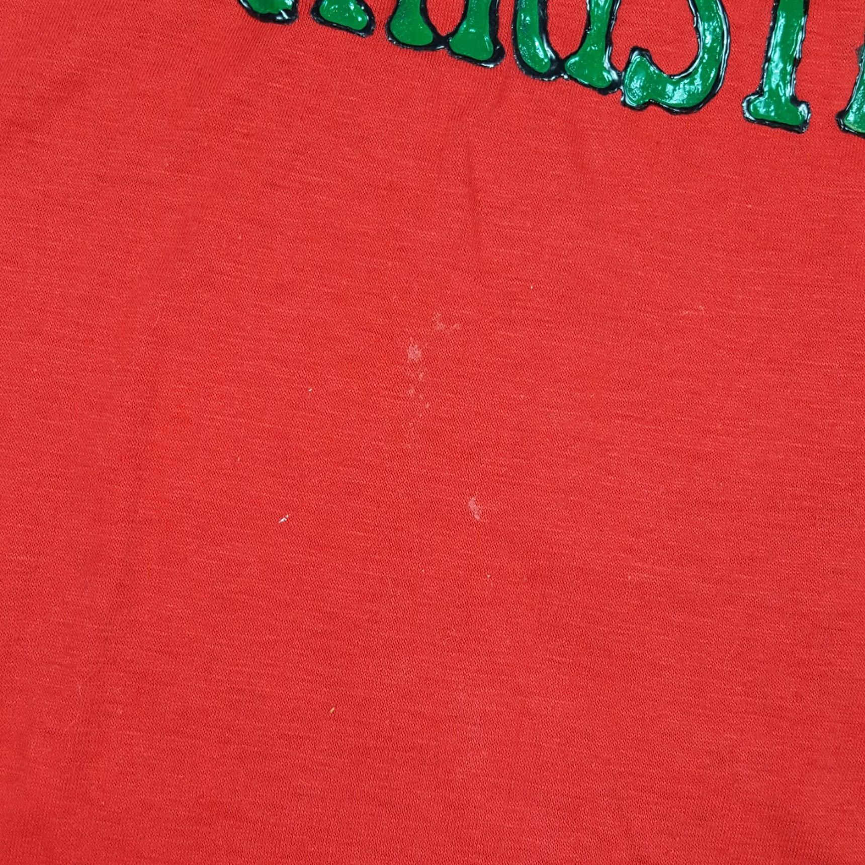 Etro VINTAGE Merry Christmas Men's L Red USA Made Holly Holiday Retro T Shirt Size US L / EU 52-54 / 3 - 5 Thumbnail