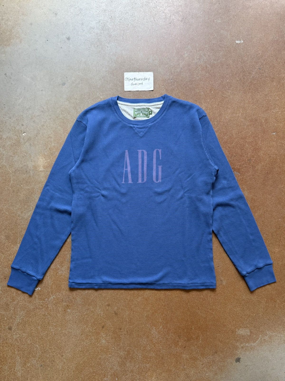 DENIM TEARS Denim Tears ADG Inc. Thermal Blue Medium Size US M / EU 48-50 / 2 - 2 Thumbnail