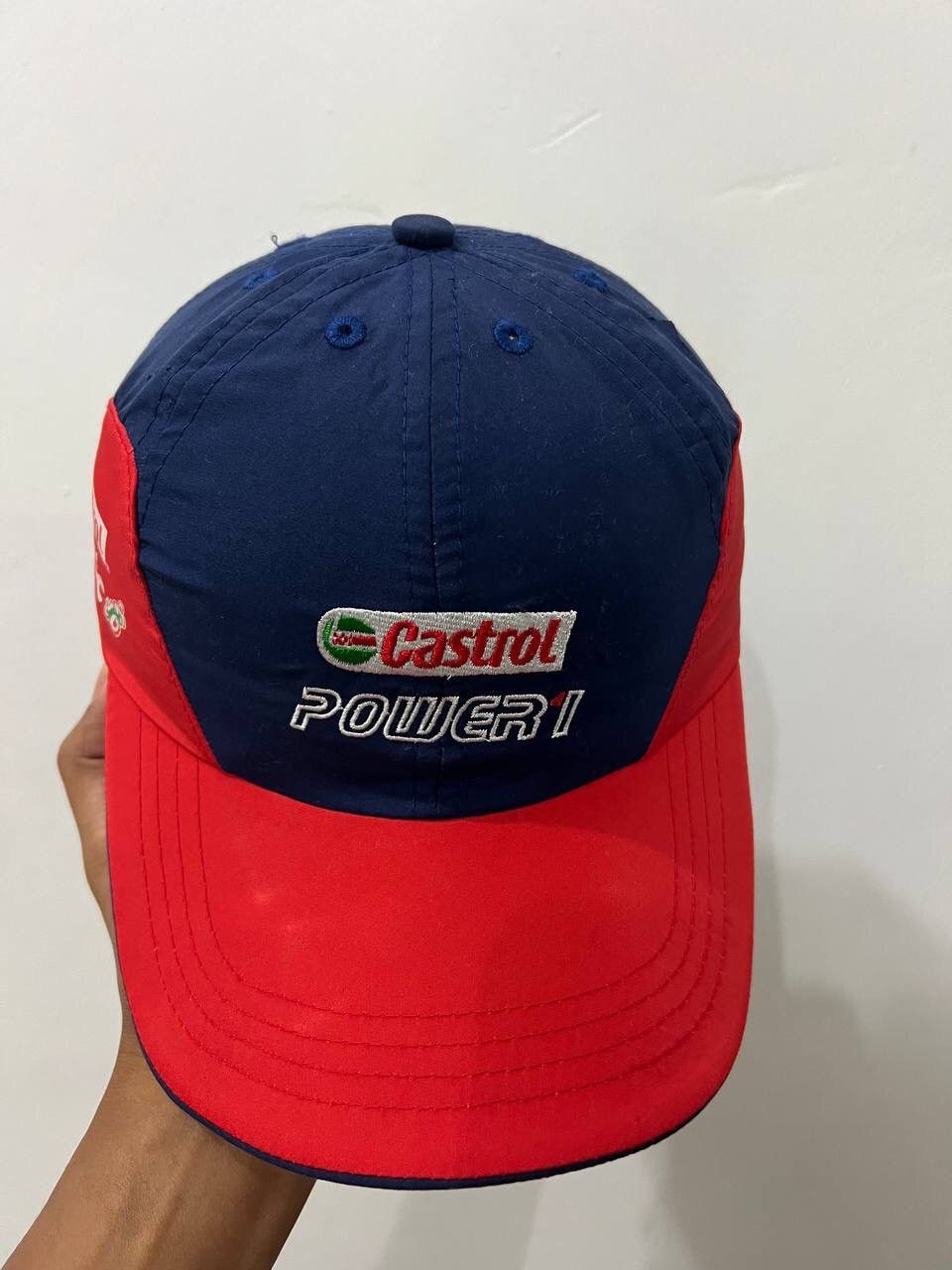 Japanese Brand Castrol Bike Point Nylon Racing Hat Cap Size ONE SIZE - 7 Thumbnail