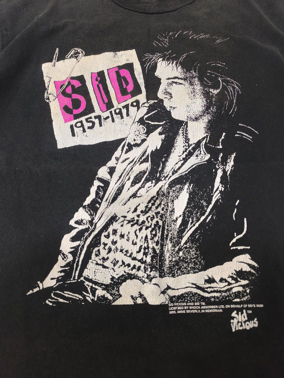Band Tees Vintage Sid Vicious 90s Memorial Shirt Size US L / EU 52-54 / 3 - 6 Thumbnail