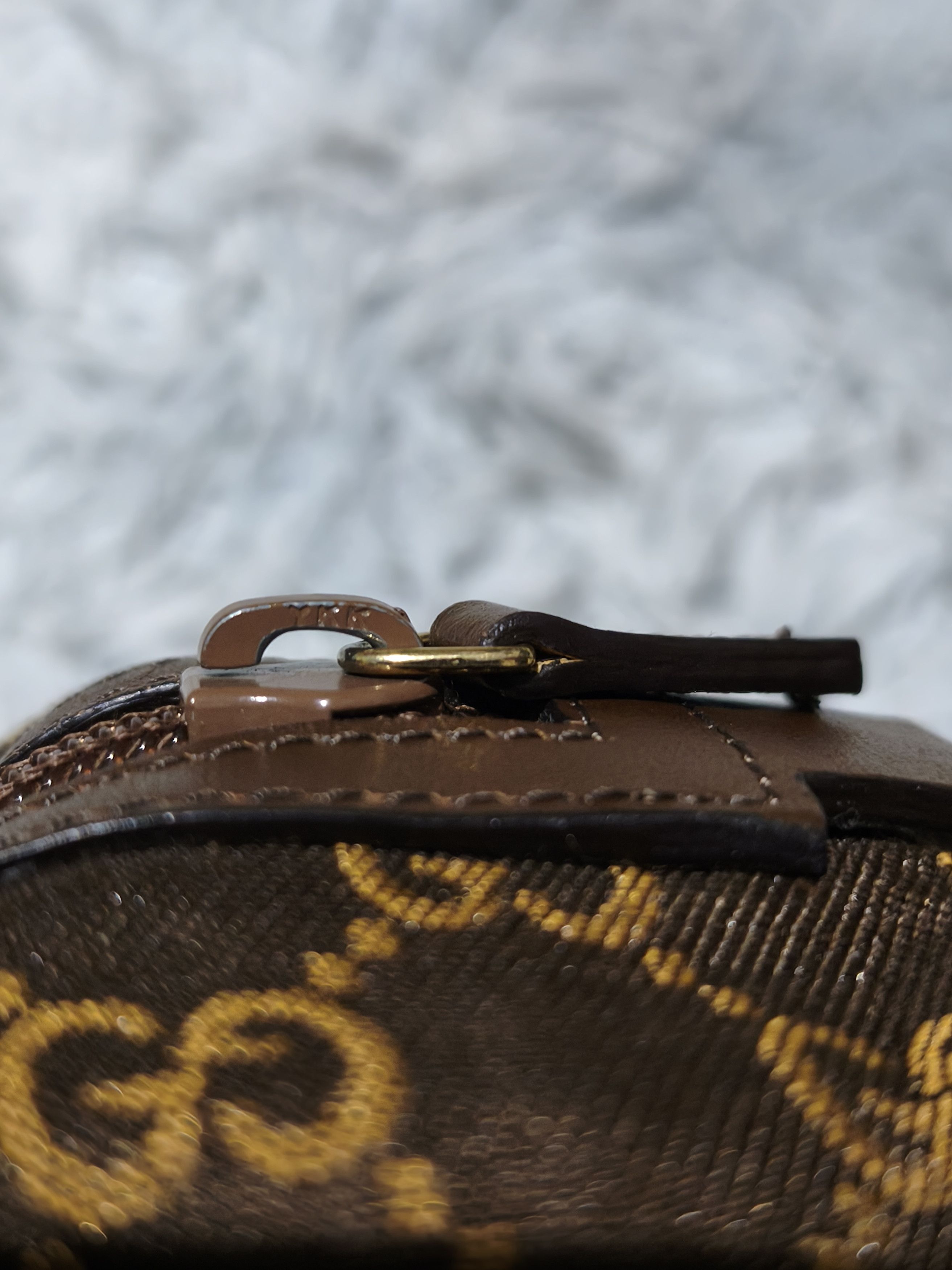 Gucci Vintage Gucci Brown GG Canvas Cosmetic Pouch Size ONE SIZE - 8 Thumbnail