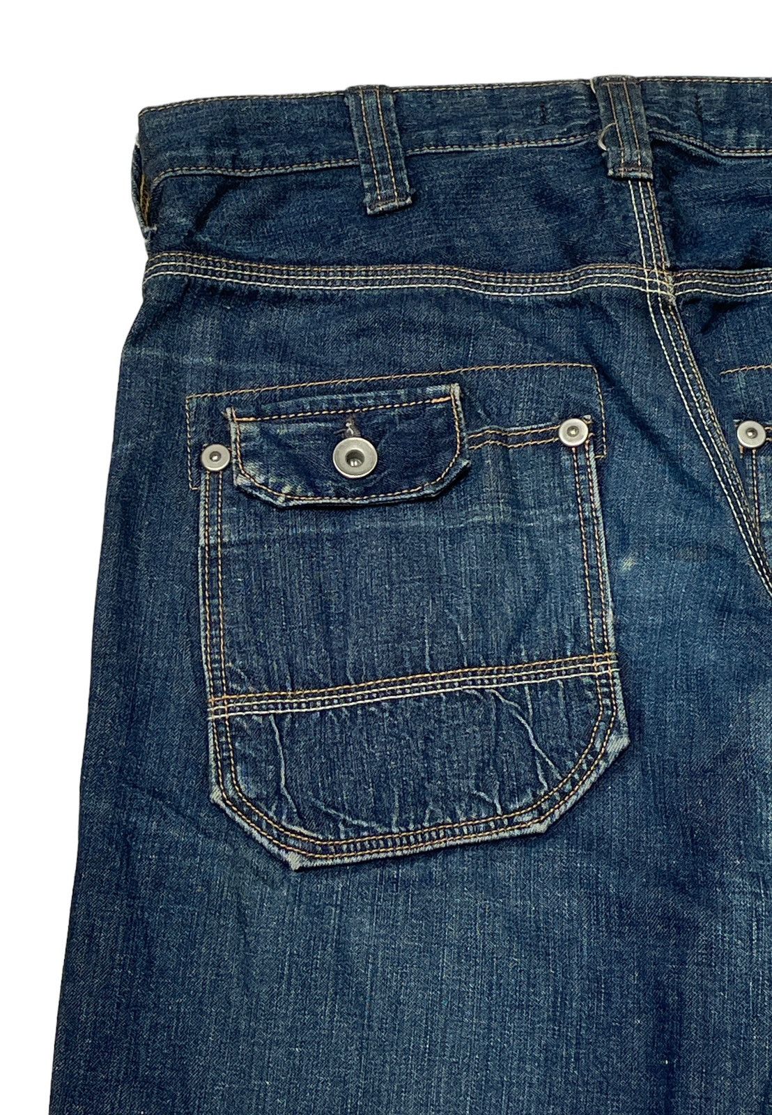 Johnbull Vintage Japanese Brand Johnbull Flared Jeans 2000s Size US 30 / EU 46 - 8 Thumbnail