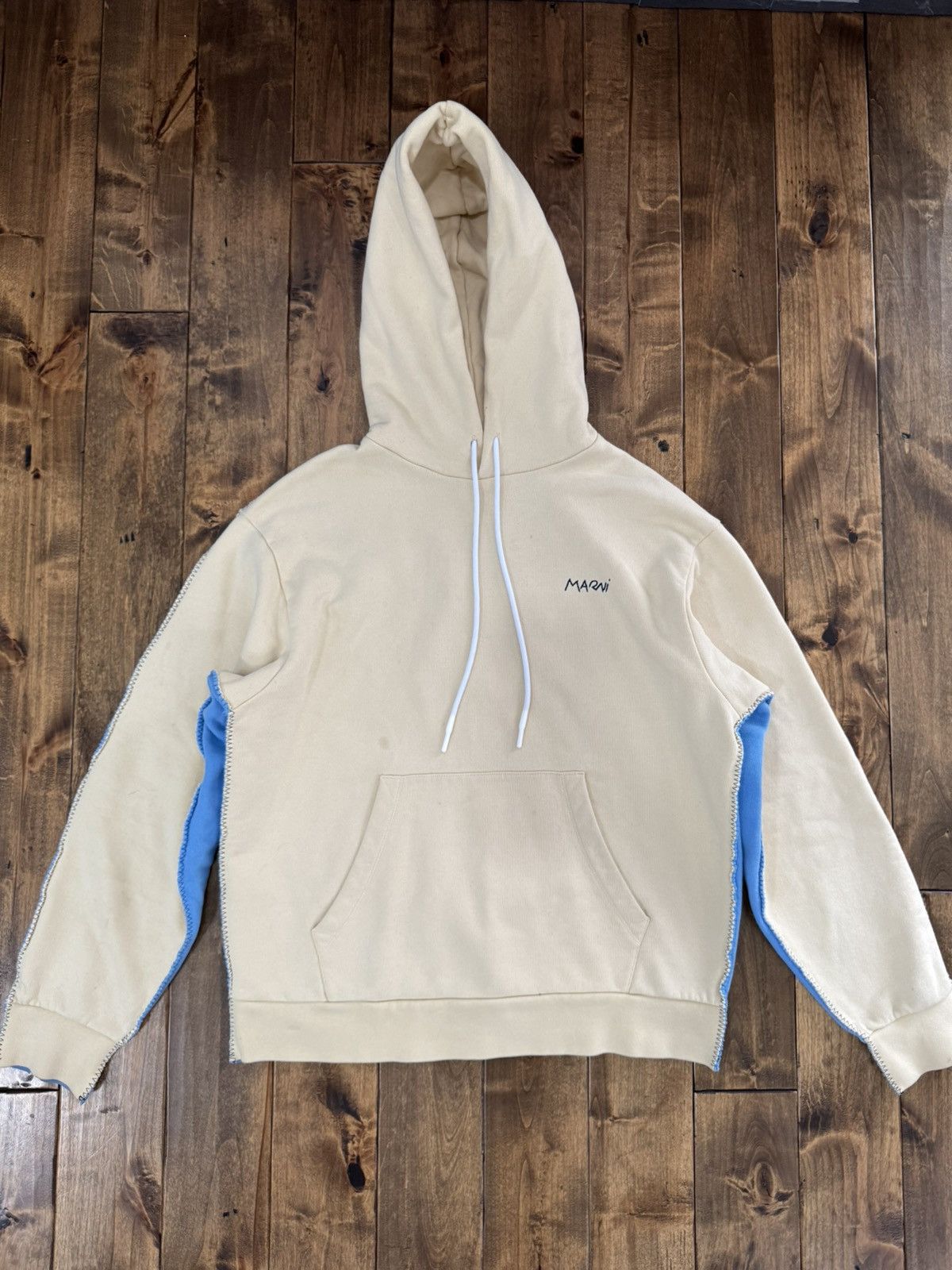 Marni Marni two tone hoodie Size US S / EU 44-46 / 1 - 1 Thumbnail