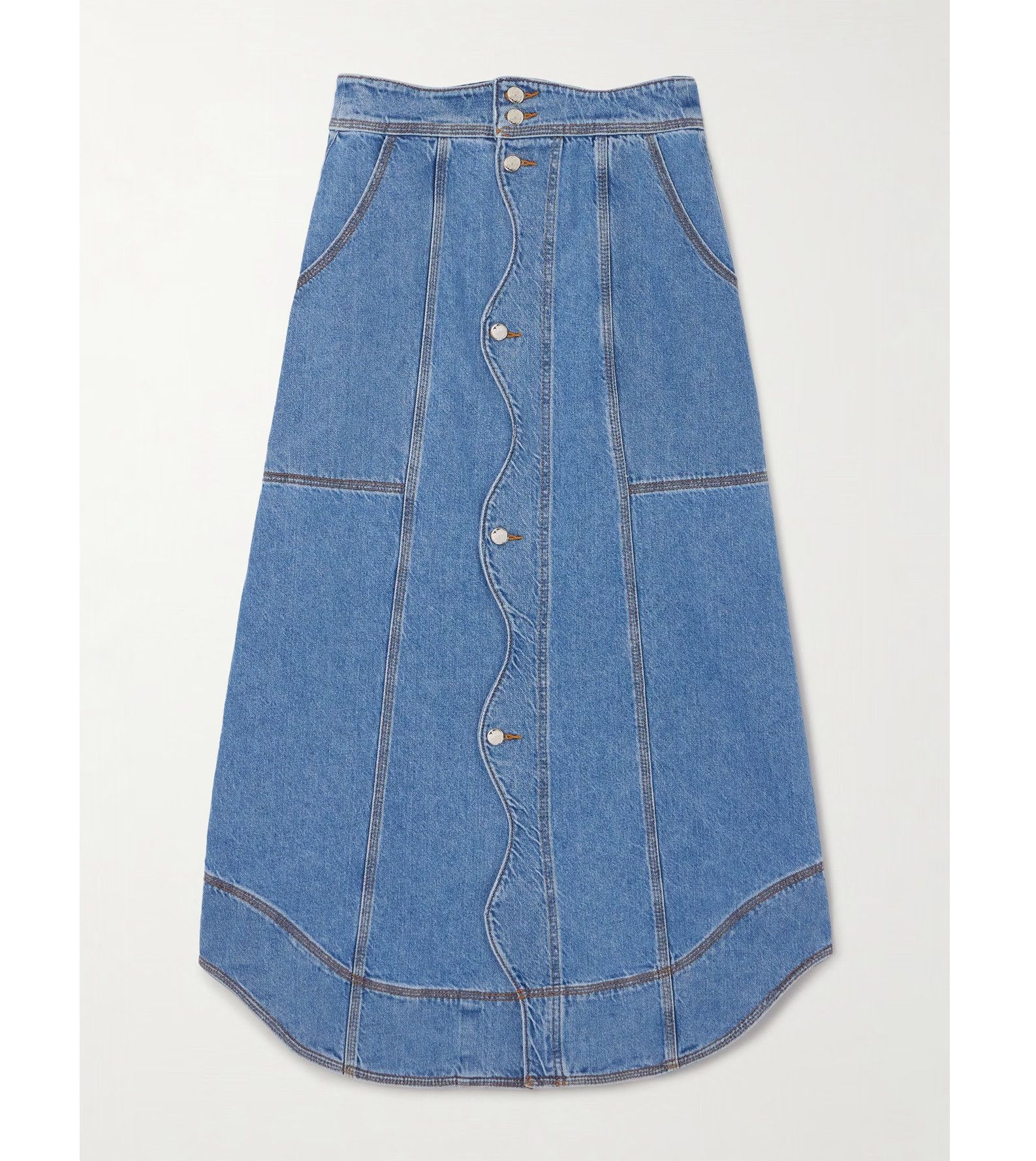 Farm Rio Denim skirt Size 25" / US 0 / IT 36 - 1 Thumbnail