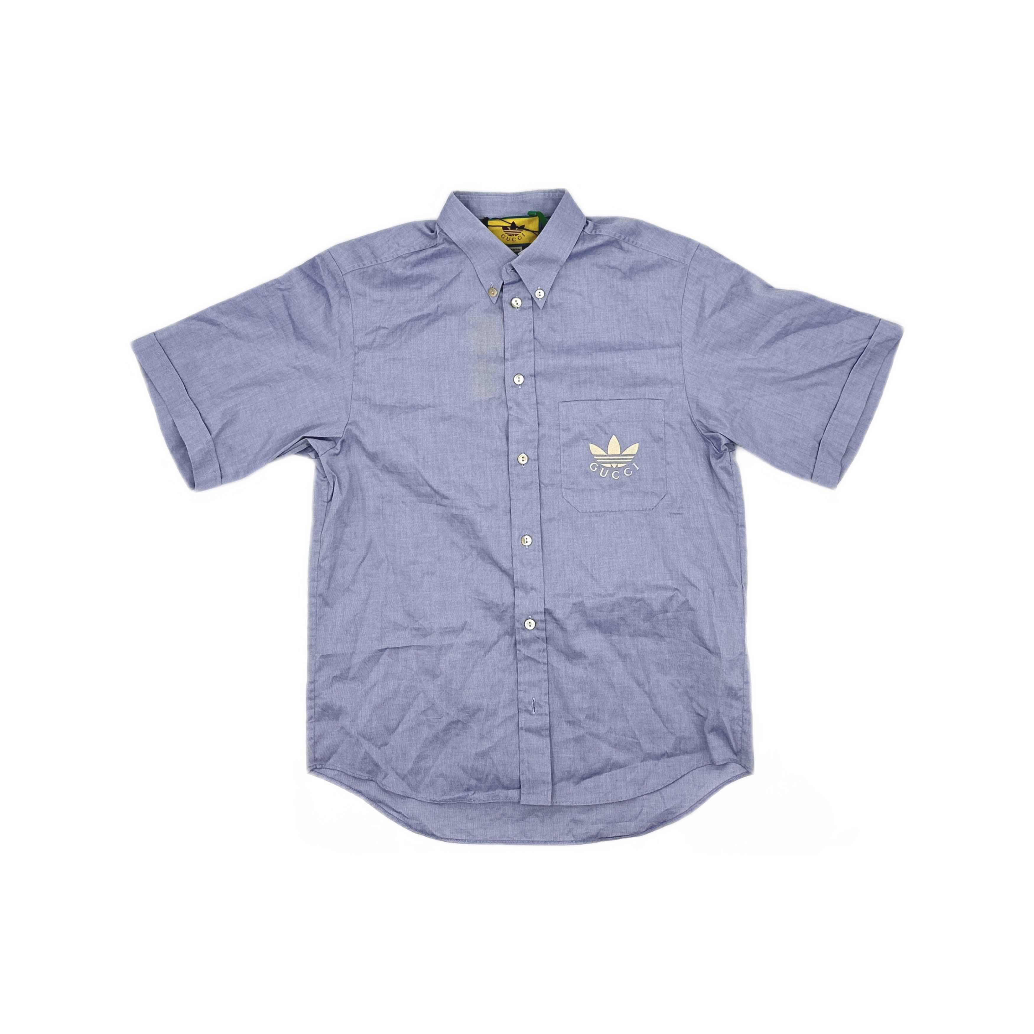 Adidas × Gucci Gucci x Adidas Embroidered Logo Shirt Size S Size US S / EU 44-46 / 1 - 1 Thumbnail