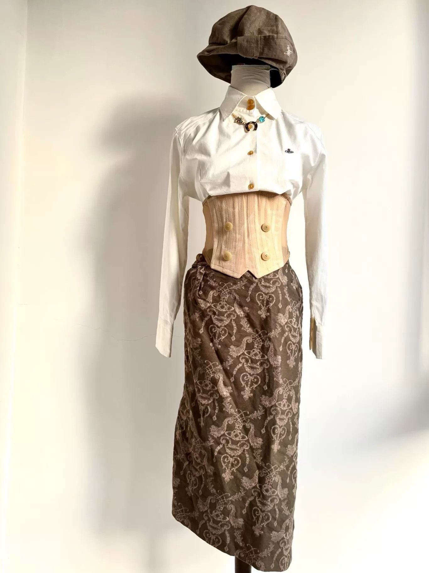 Vivienne Westwood vivienne westwood vintage chandelier saturn print skirt Size 23" - 1 Thumbnail