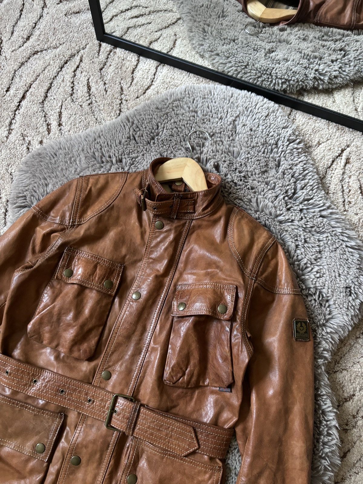 Belstaff × Vintage Belstaff Leather Panther 1966 Trialmaster Belstaff × Vintage Belstaff Leather Panther 1966 Trialmaster