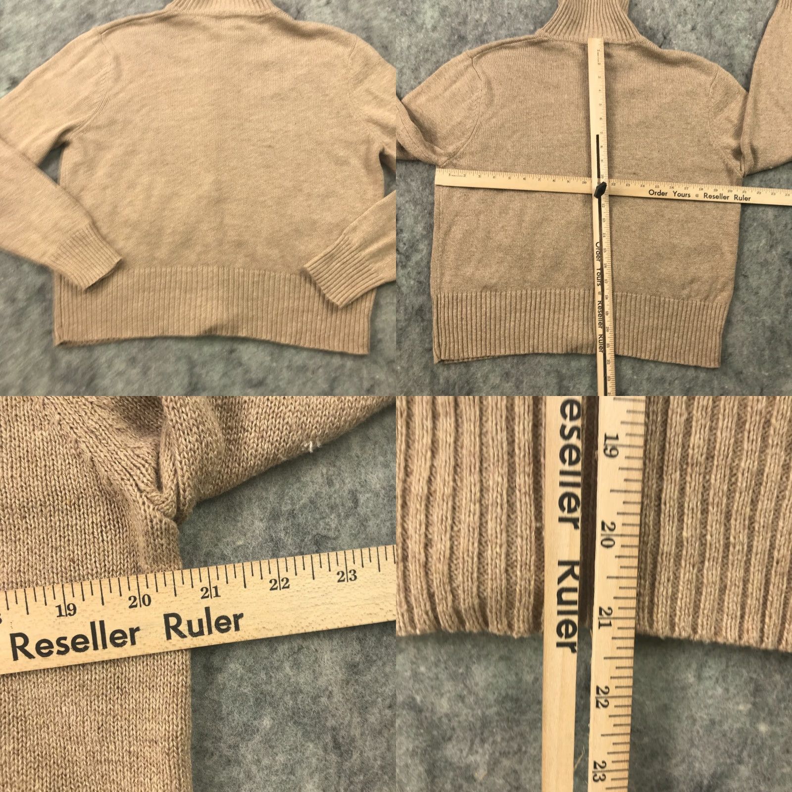 Vintage VINTAGE Tiara International Floral 3D Embroidered Sweater Cardigan Large Beige Womens Size L / US 10 / IT 46 - 8 Thumbnail