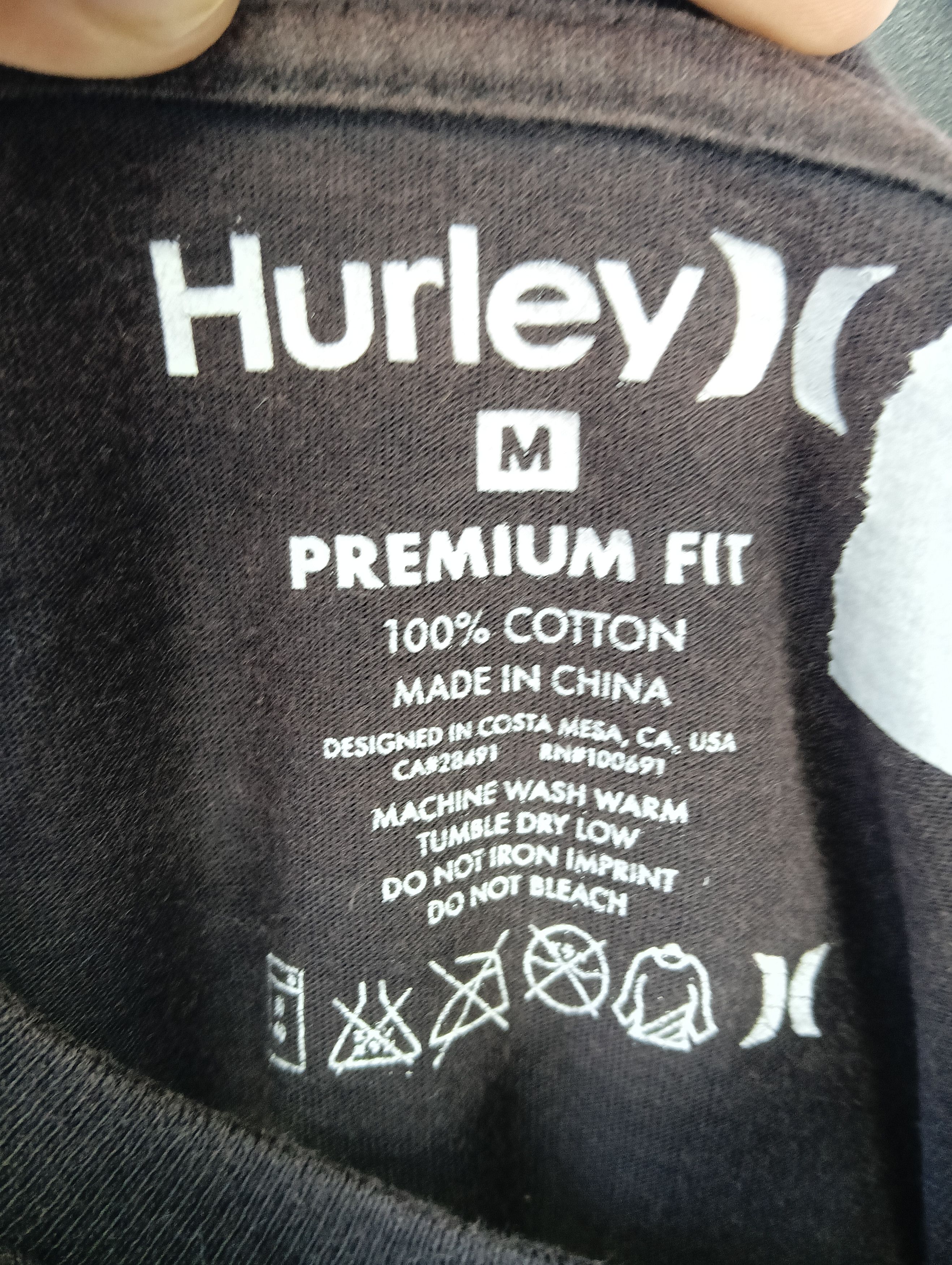 Hurley VINTAGE FREEDOM HURLEY TEE BIG LOGO Size US M / EU 48-50 / 2 - 4 Thumbnail