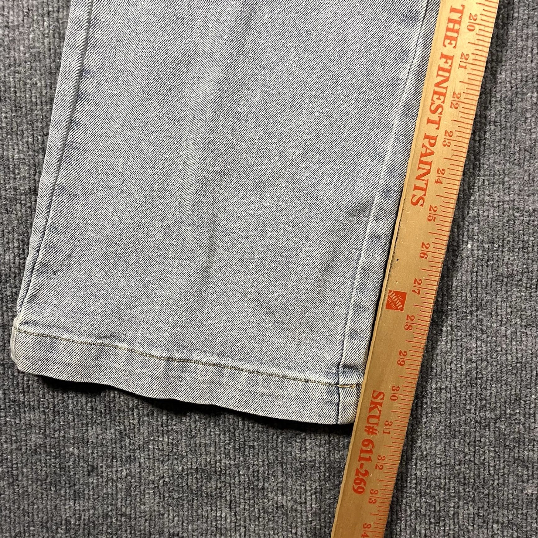 Juicy Couture Juicy Couture Lunita Wide-Leg Jeans Womens 27 Light Wash 90s Y2K Vintage Style Denim Cargo Pocket Baggy Size 27" / US 4 / IT 40 - 6 Thumbnail