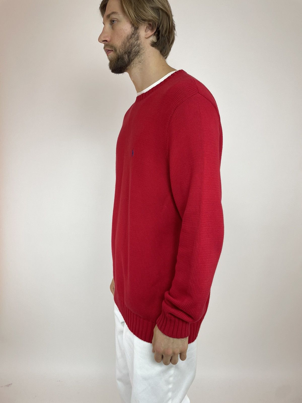 Polo Ralph Lauren × Vintage Polo Ralph Lauren Vintage Cotton sweater Mens size XL TALL Size US L / EU 52-54 / 3 - 5 Thumbnail