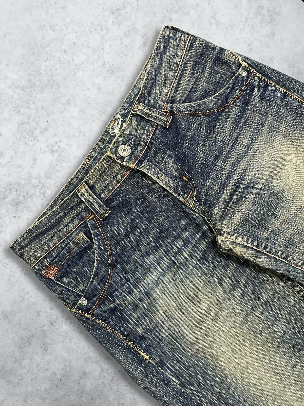 Hysteric Glamour Vintage Y2K Japanese Denim Mud Wash Womenswear Flared Jeans Size 32" / US 10 / IT 46 - 3 Thumbnail