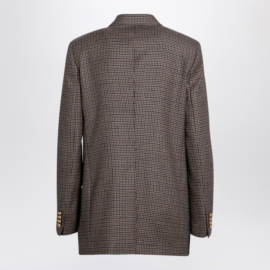o1d2blof1024 Double-Breasted Jacket In Brown