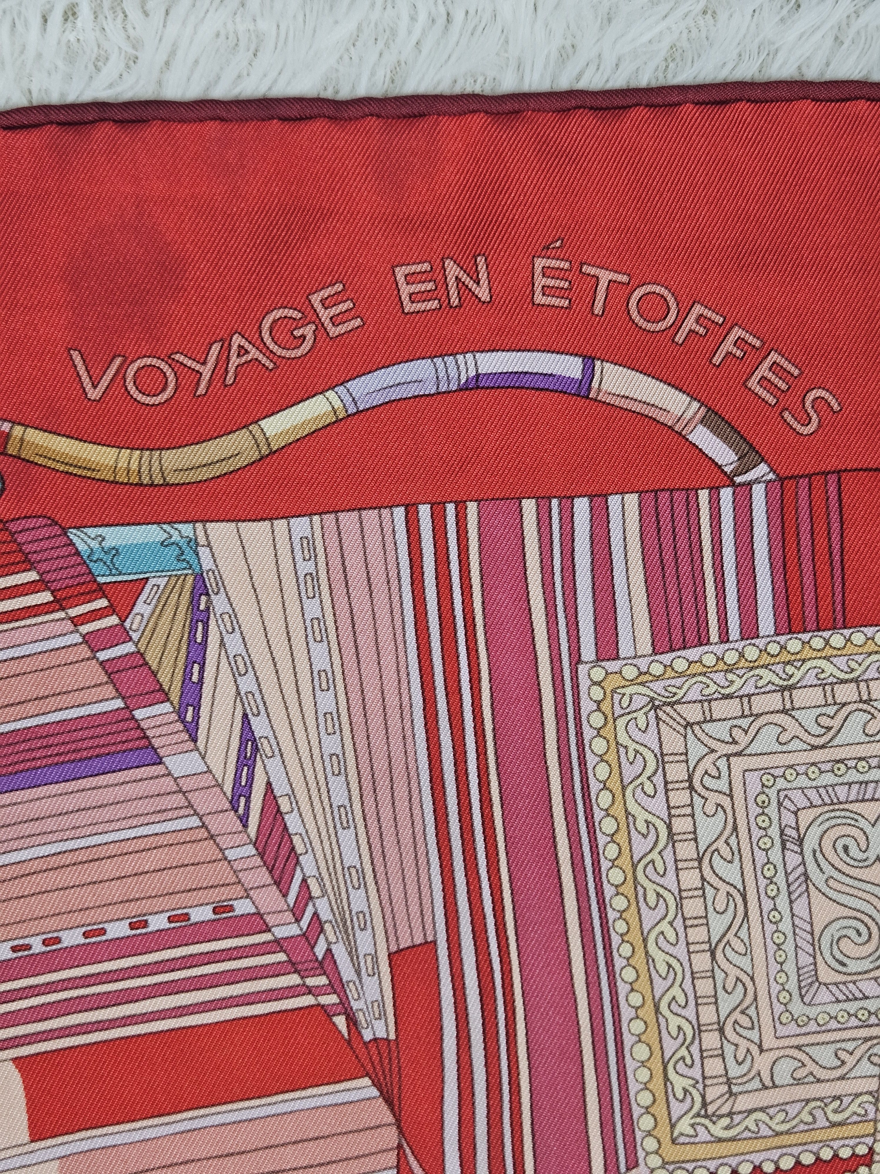 Hermes Hermes Voyage En Etoffes silk scarf Size ONE SIZE - 3 Thumbnail