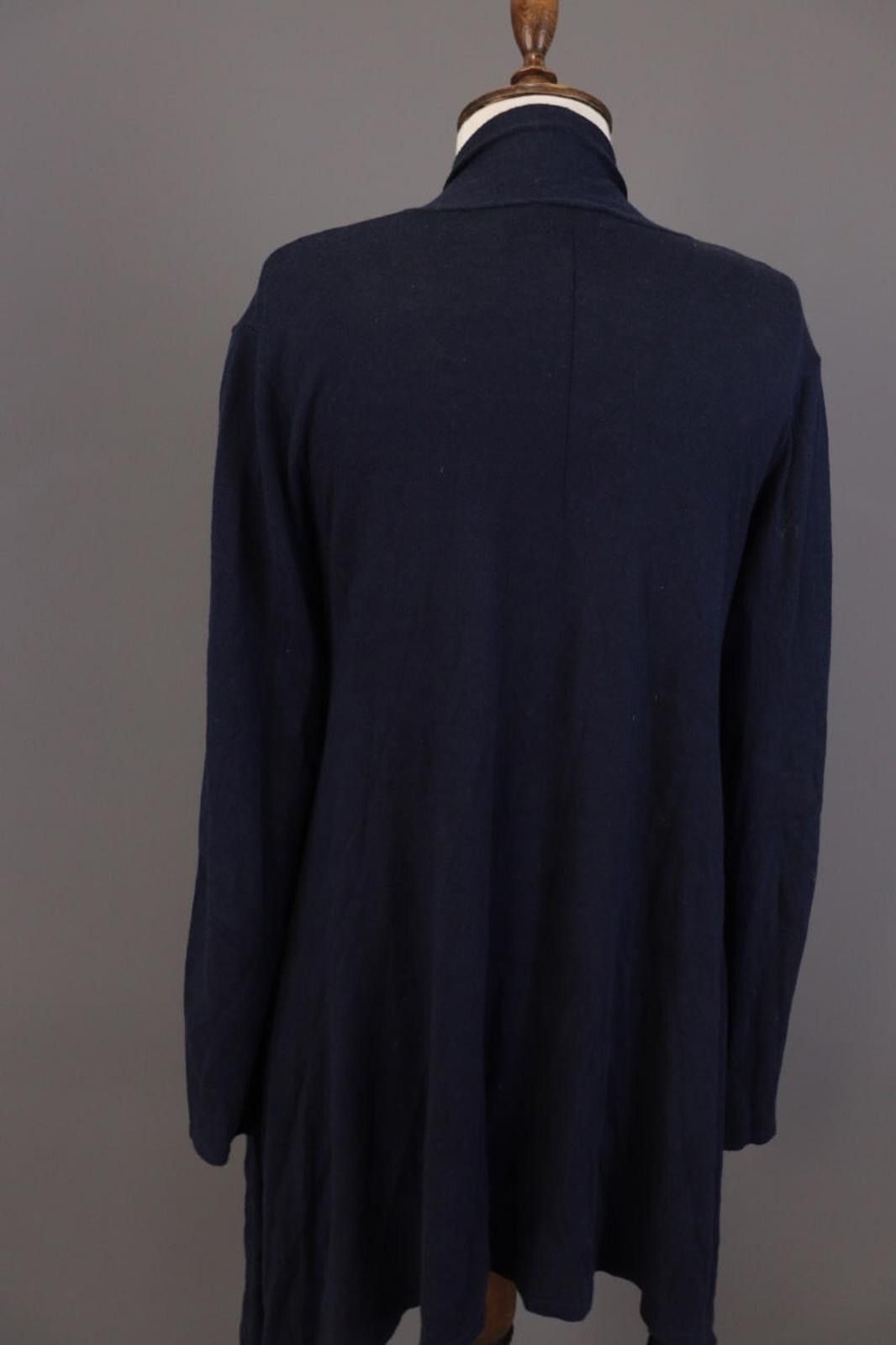 Polo Ralph Lauren Polo Ralph Lauren Blue Wool Silk Wrape Cardigan Size M Size M / US 6-8 / IT 42-44 - 11 Thumbnail